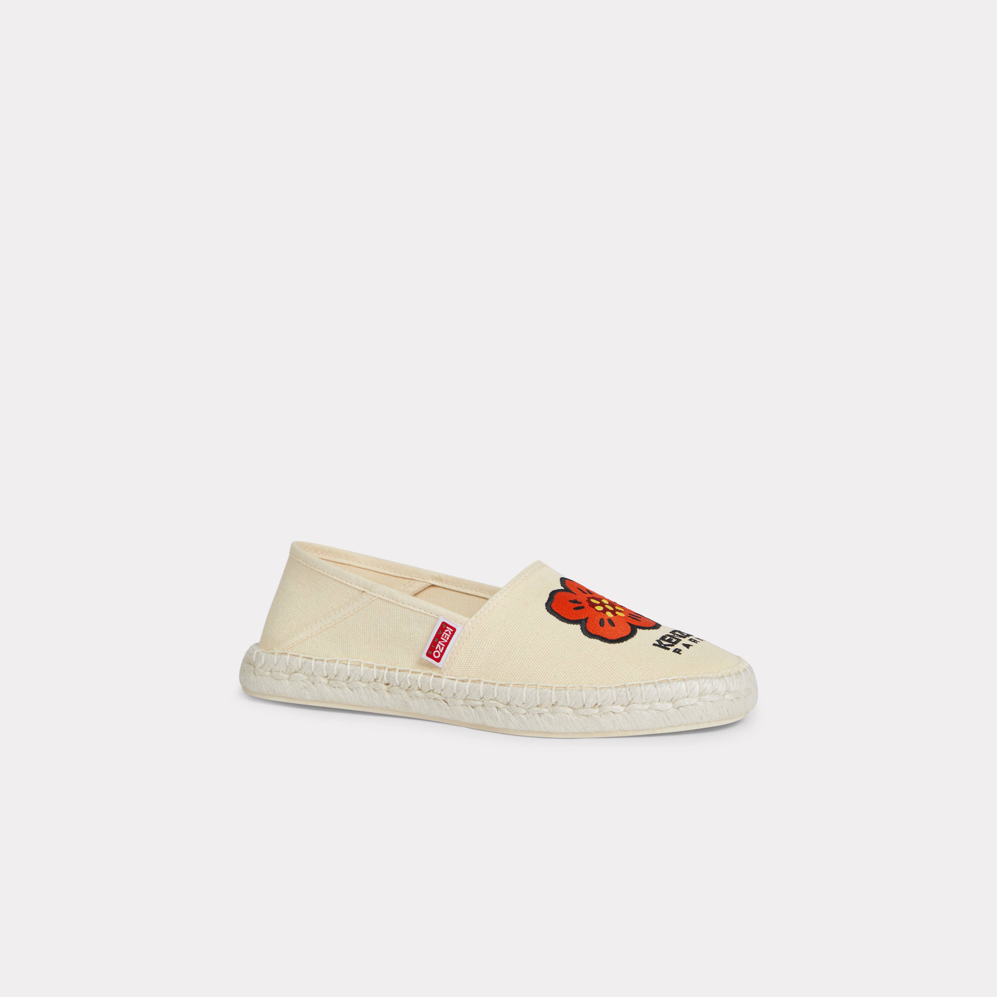 Kenzo Espadrilles Boke Flower Femme Creme In Creme