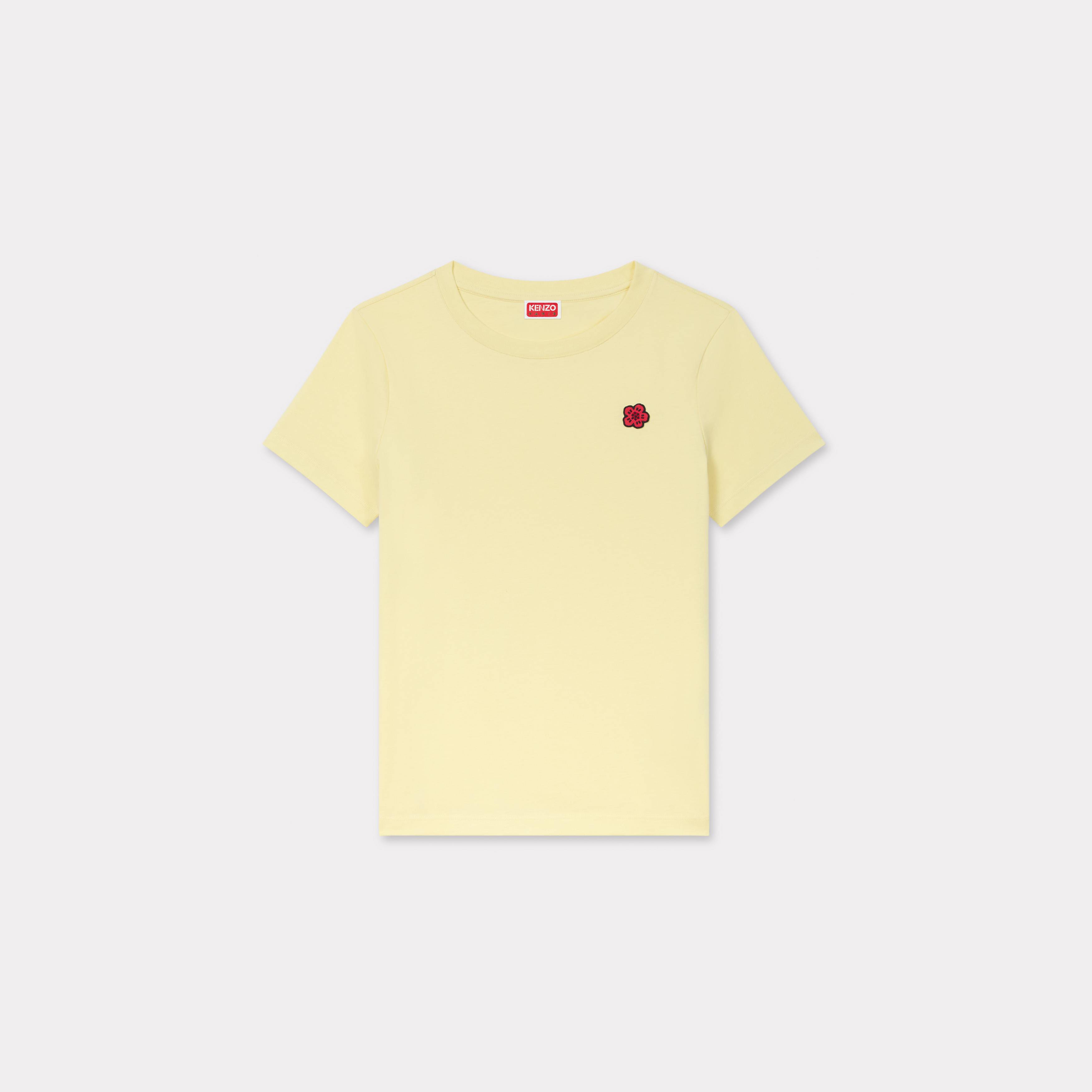 KENZO 'Boke Flower' Embroidered T-shirt In Cotton, Vanilla, Womens , S