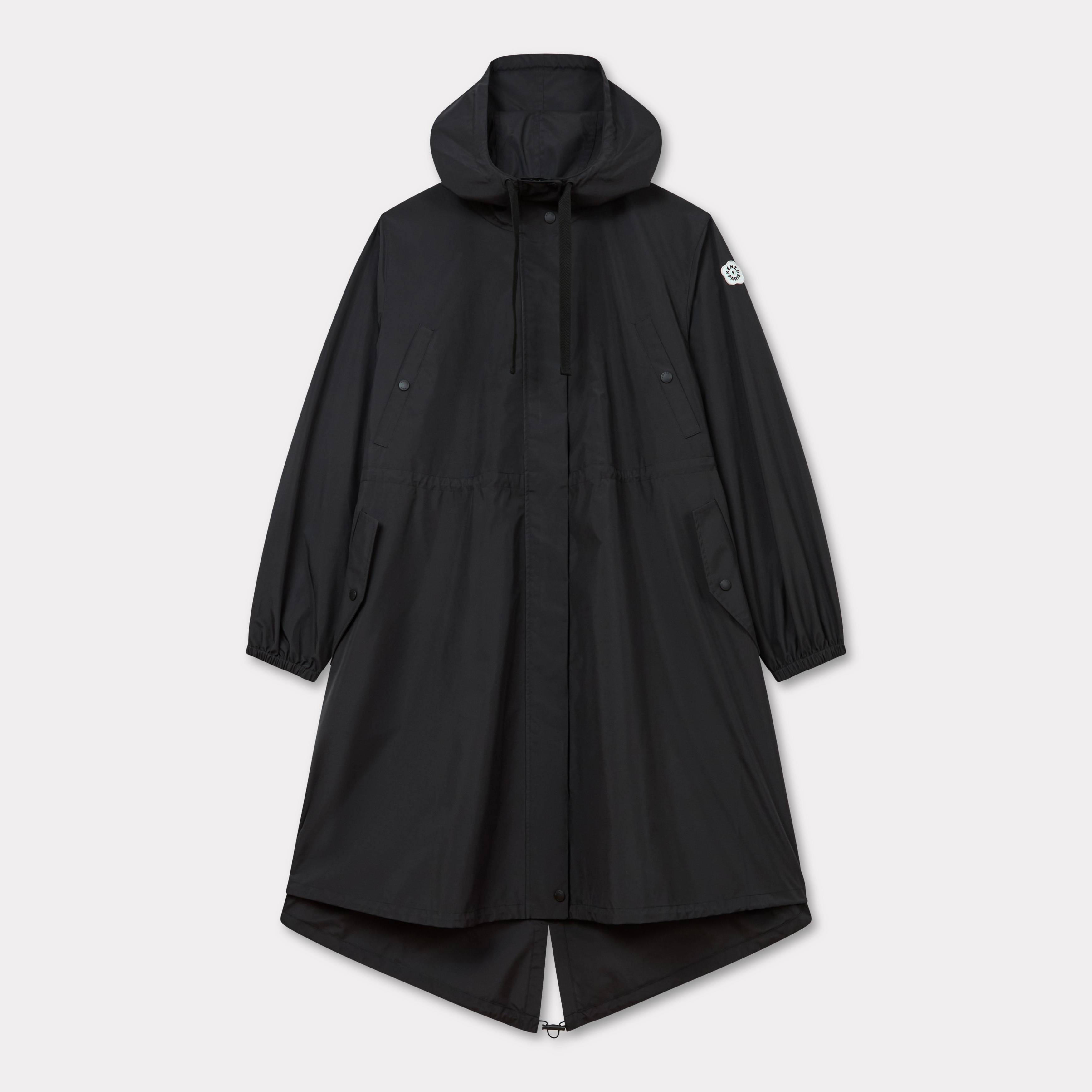 KENZO Lange Windjacke „Boke Flower 2.0“ Schwarz für Damen - Größe Xl