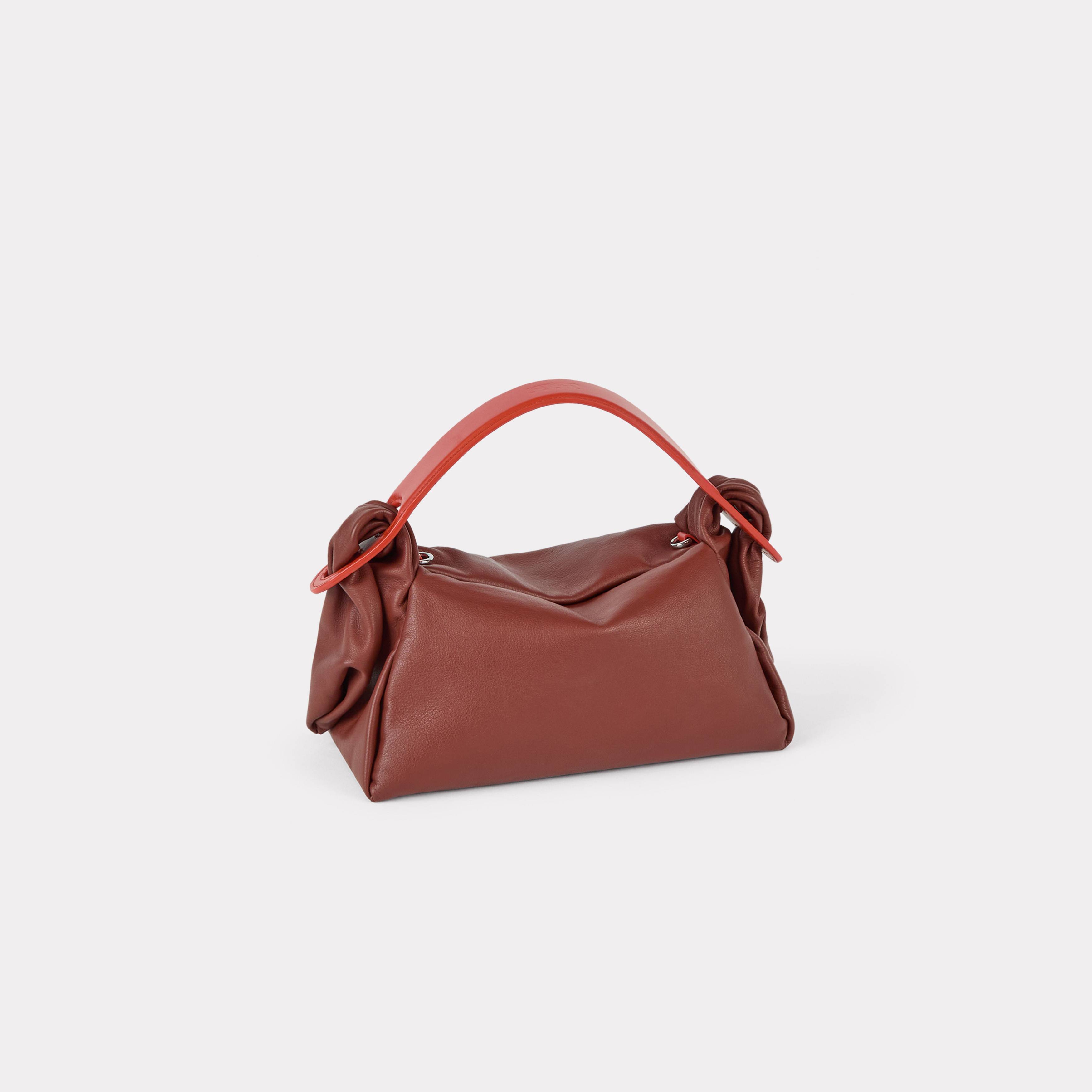 KENZO 'Kenzo Furoshiki' Bag In Leather Paprika Womens - Size One