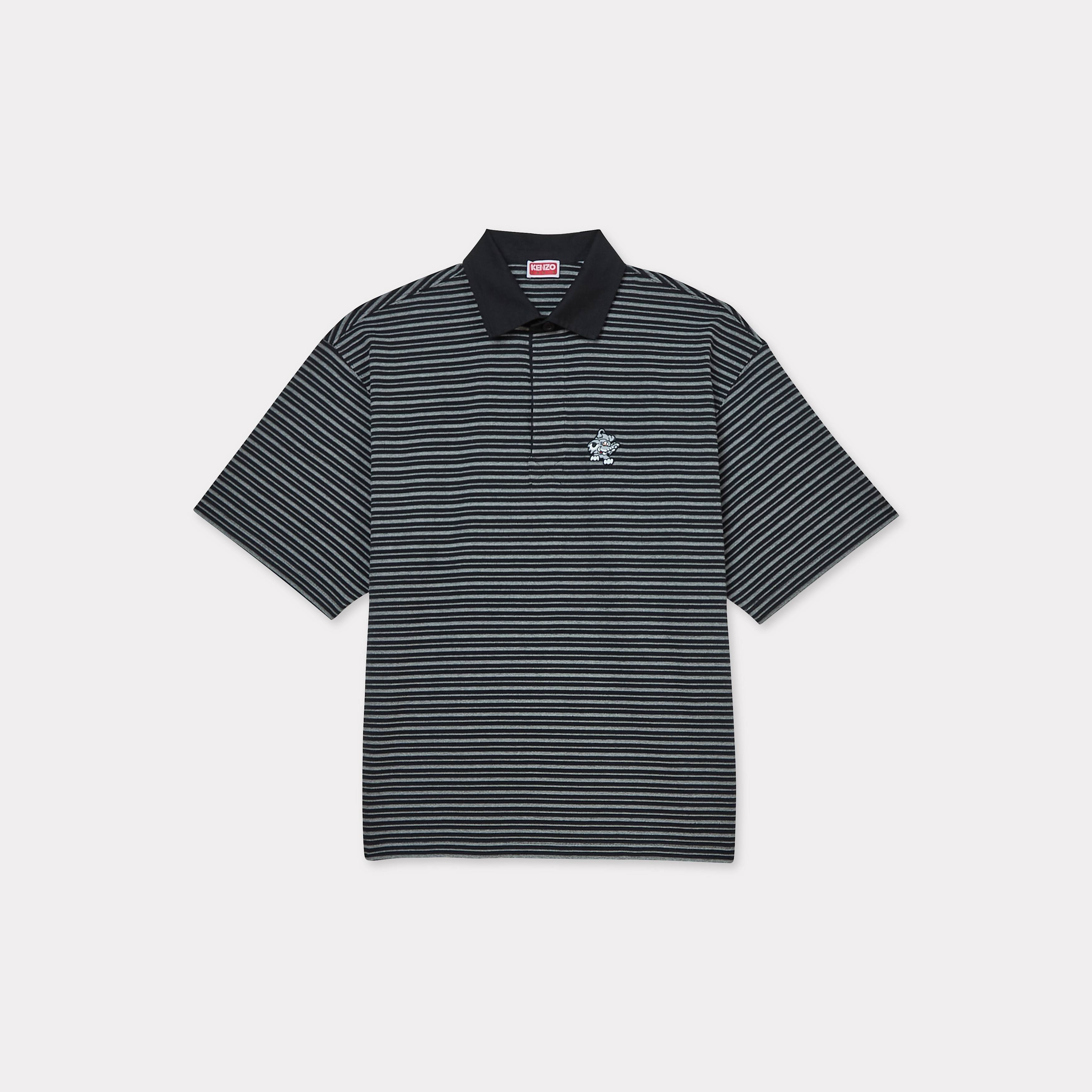 'Kenzo By Verdy' Embroidered Polo In Cotton Black - Mens Size Xxl