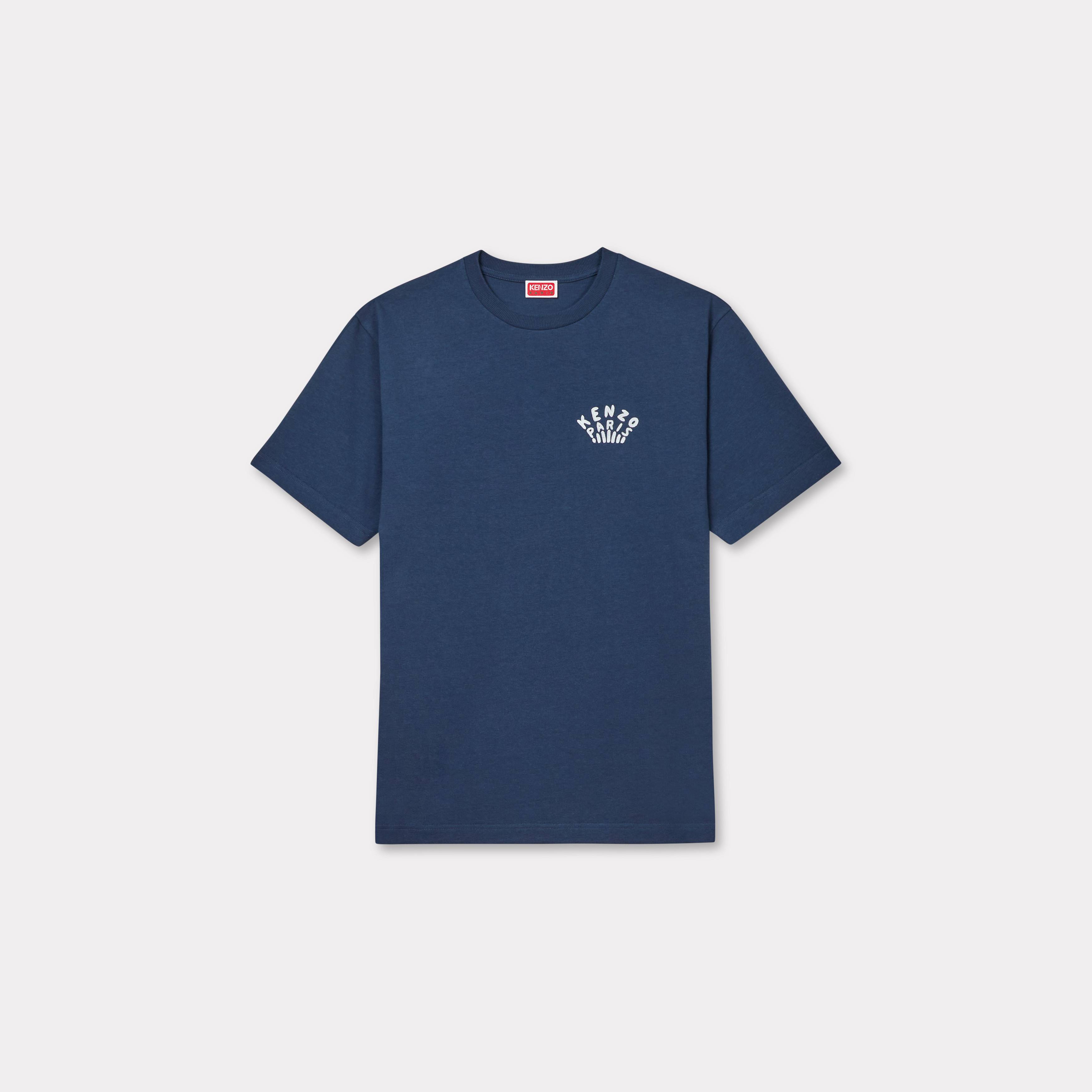 Kenzo 'Kenzo Dragonfly' Embroidered T-shirt In Cotton Dark Blue - Mens Size M