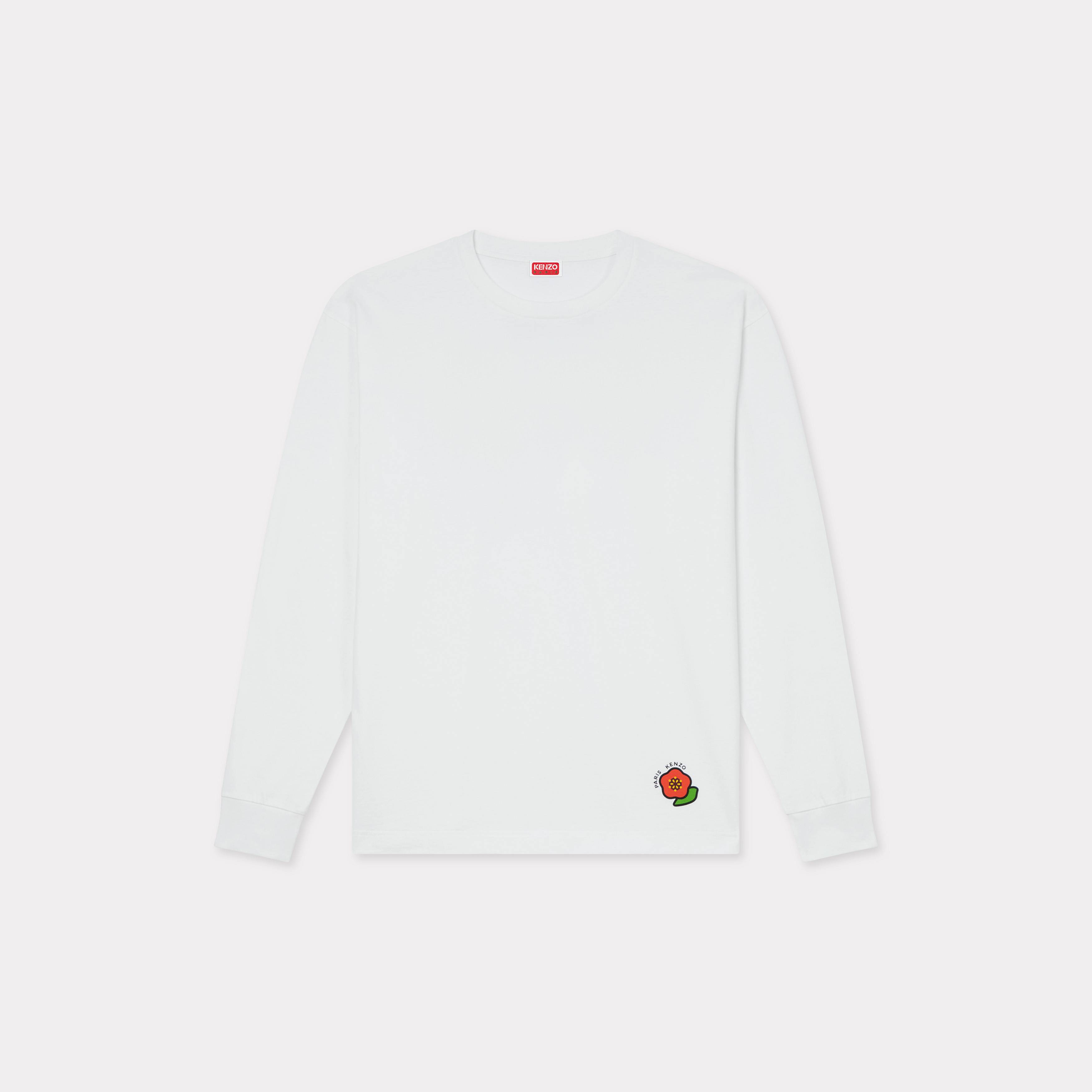 Kenzo 'Kenzo Pop' Long Sleeve Sweatshirt In Cotton Off White - Mens Size Xl