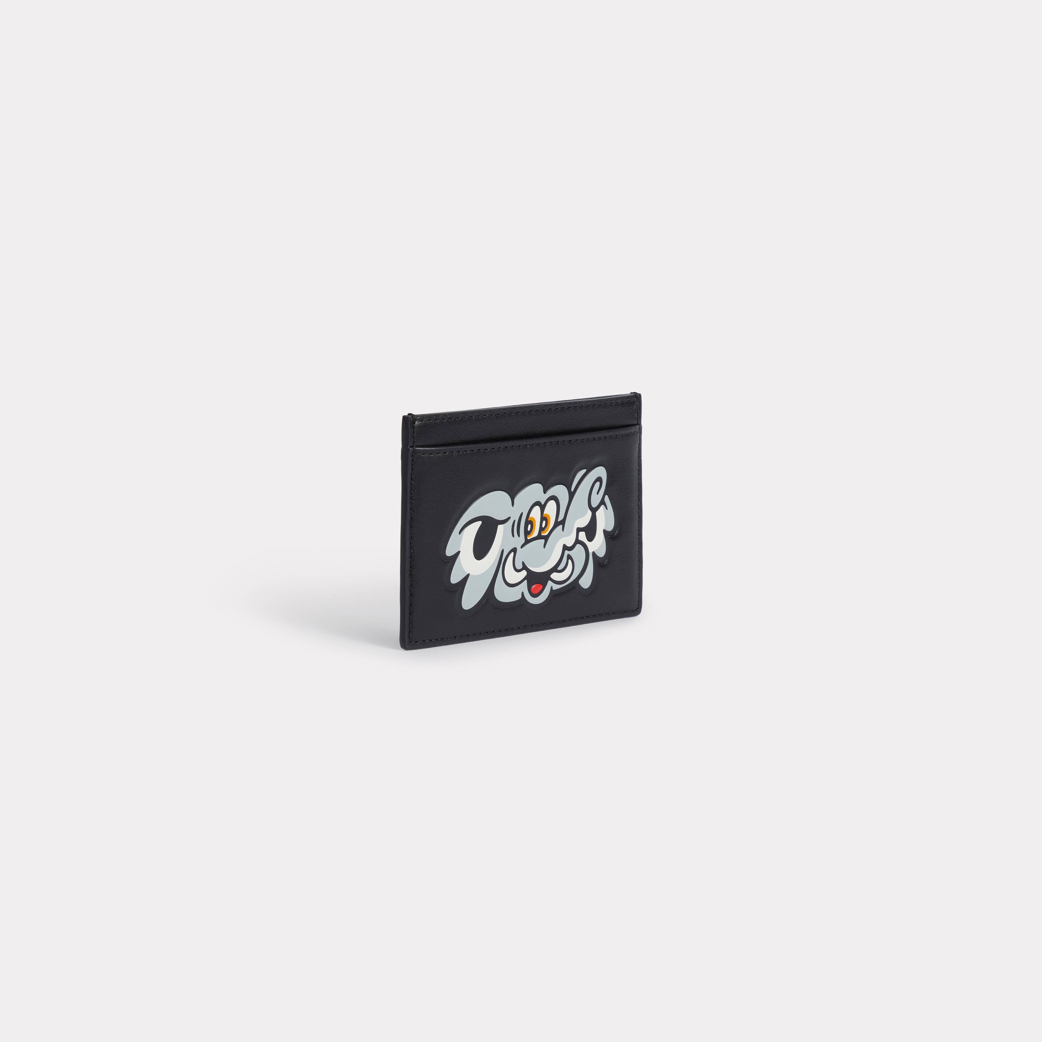 'Kenzo Verdy Market' Card Holder In Leather Black Mens - Size One