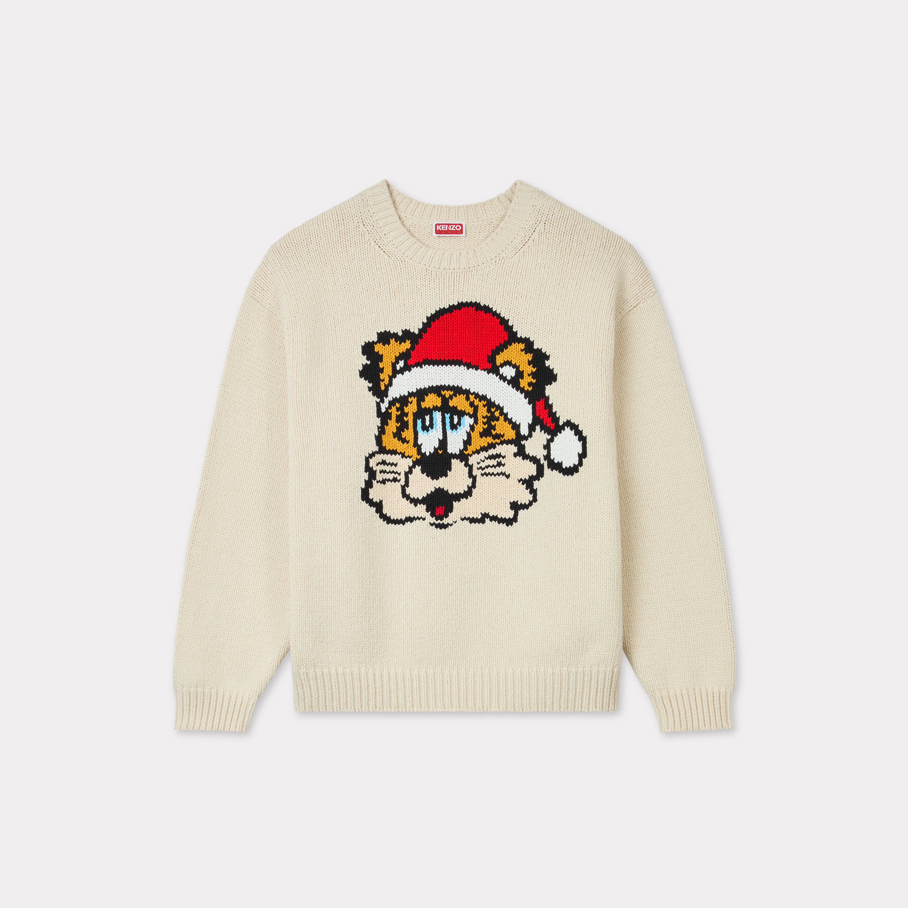 'Kenzo Verdy Market' Genderless Sweater In Wool And Cotton Off White - Mens Size Xs