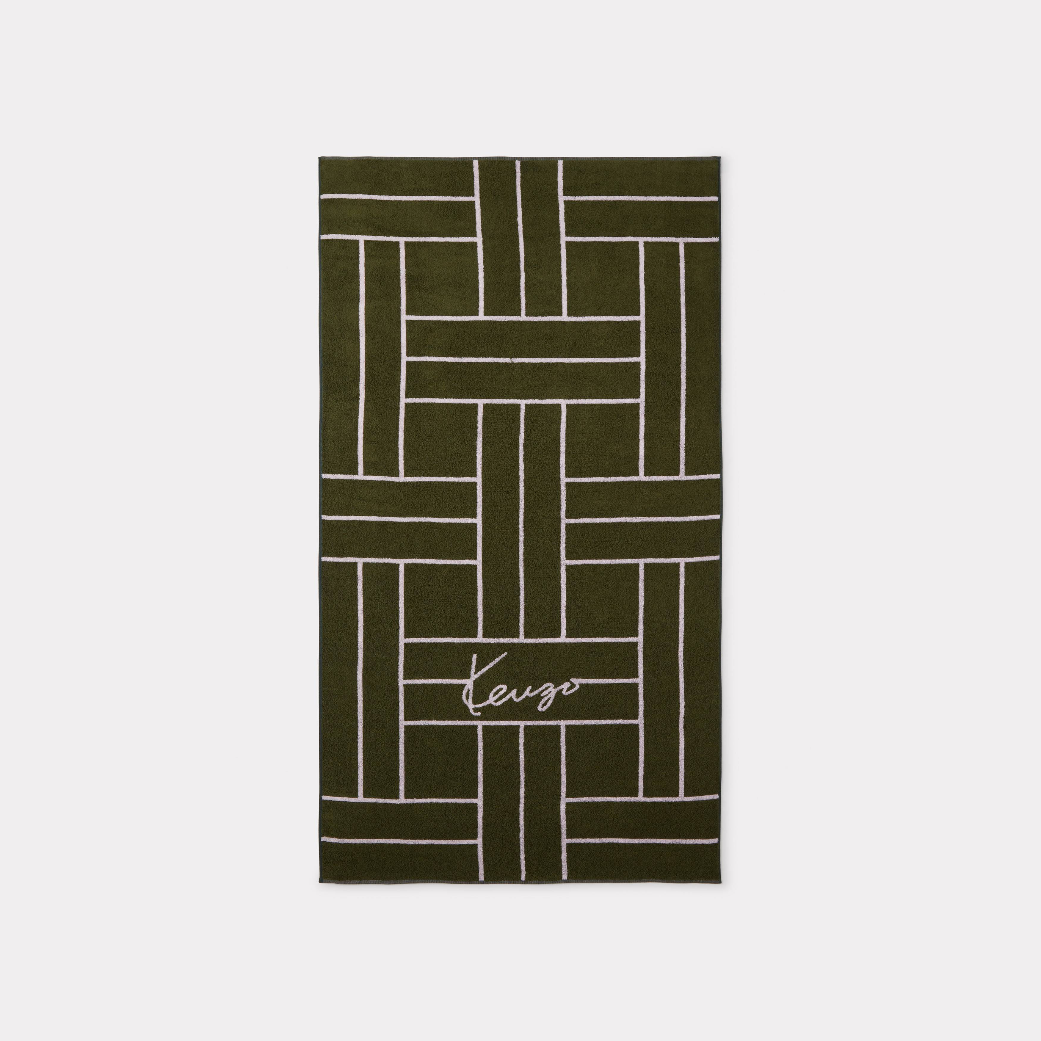 KENZO 'Kenzo Tatami' Beach Towel, Dark Khaki Green, - Mens