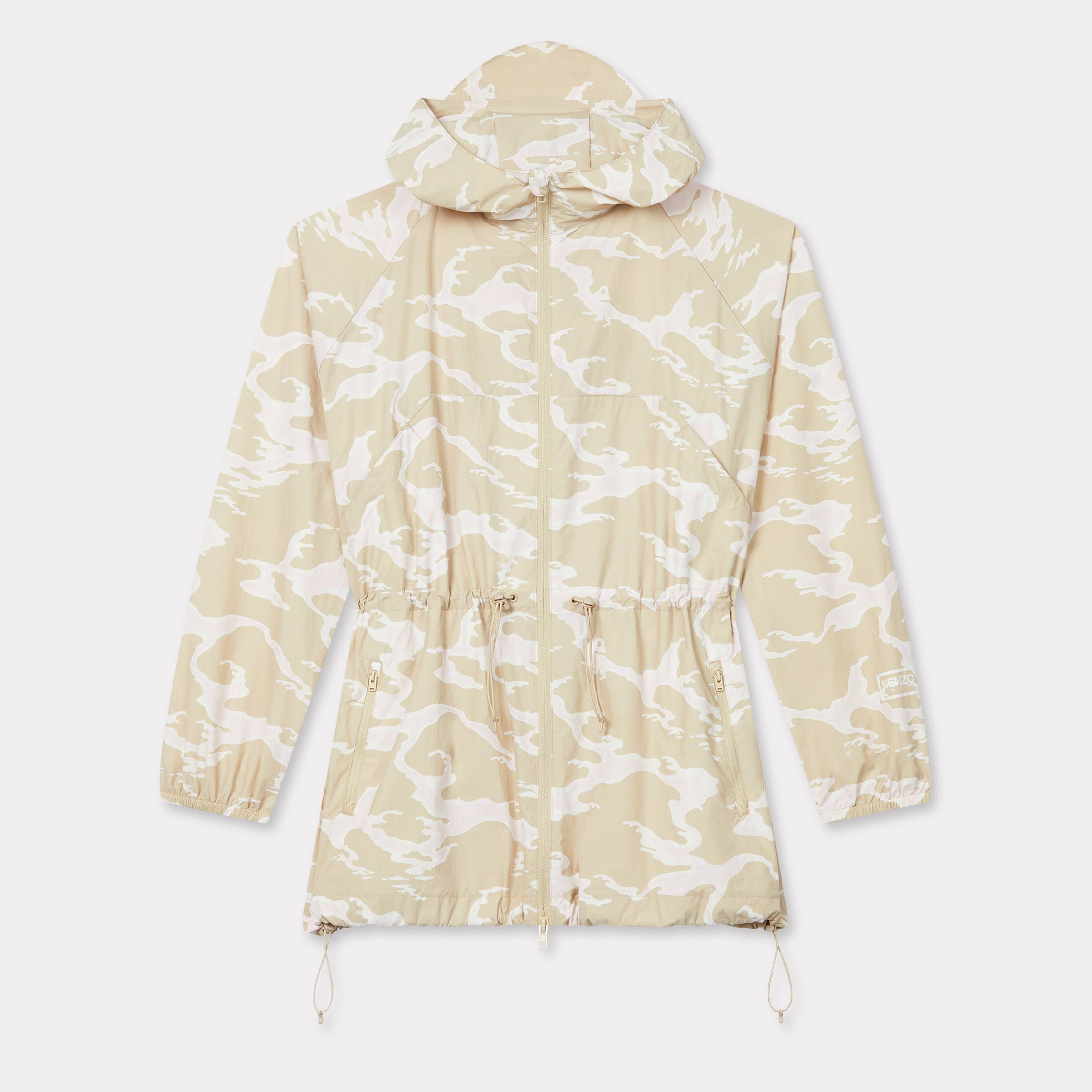 Kenzo Coupe-vent 'Kenzo Ocean Camo' Femme Beige - L