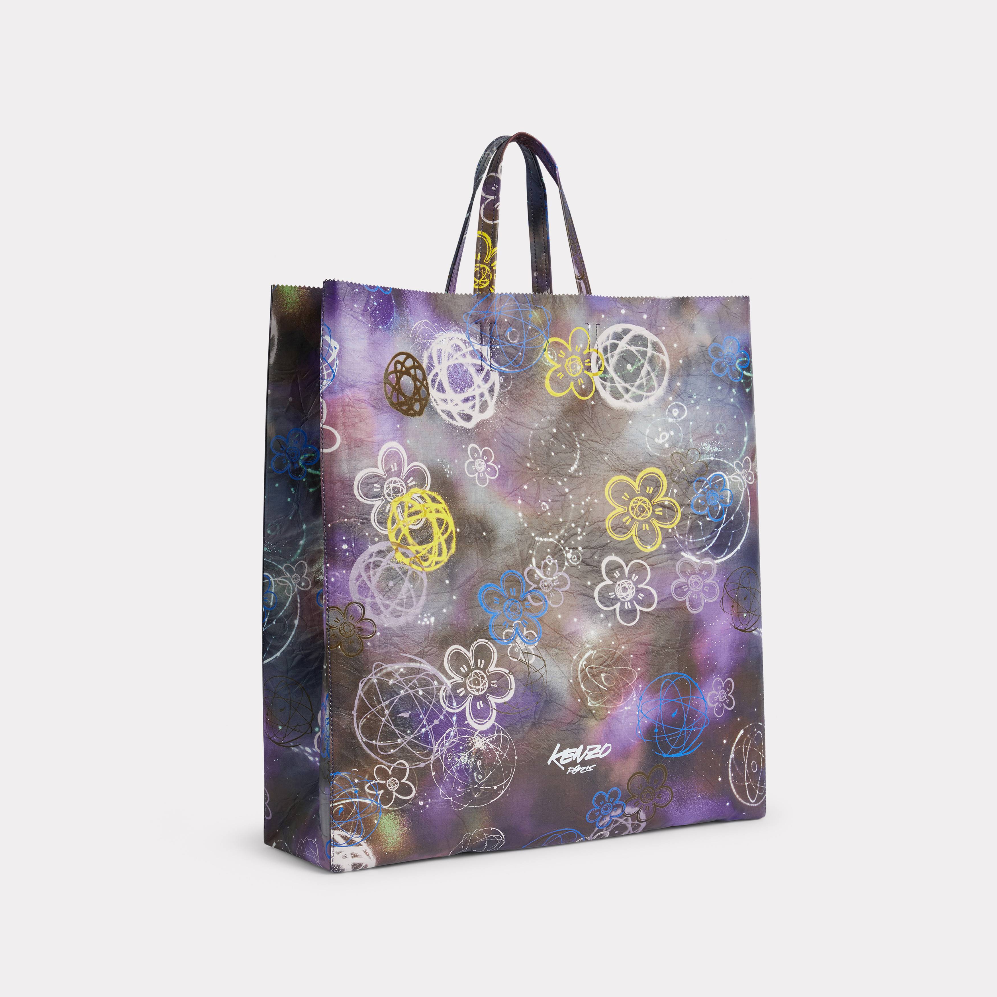 KENZO 'KENZO x Futura 2000' Large Tote Bag Paper, Woman, Leather