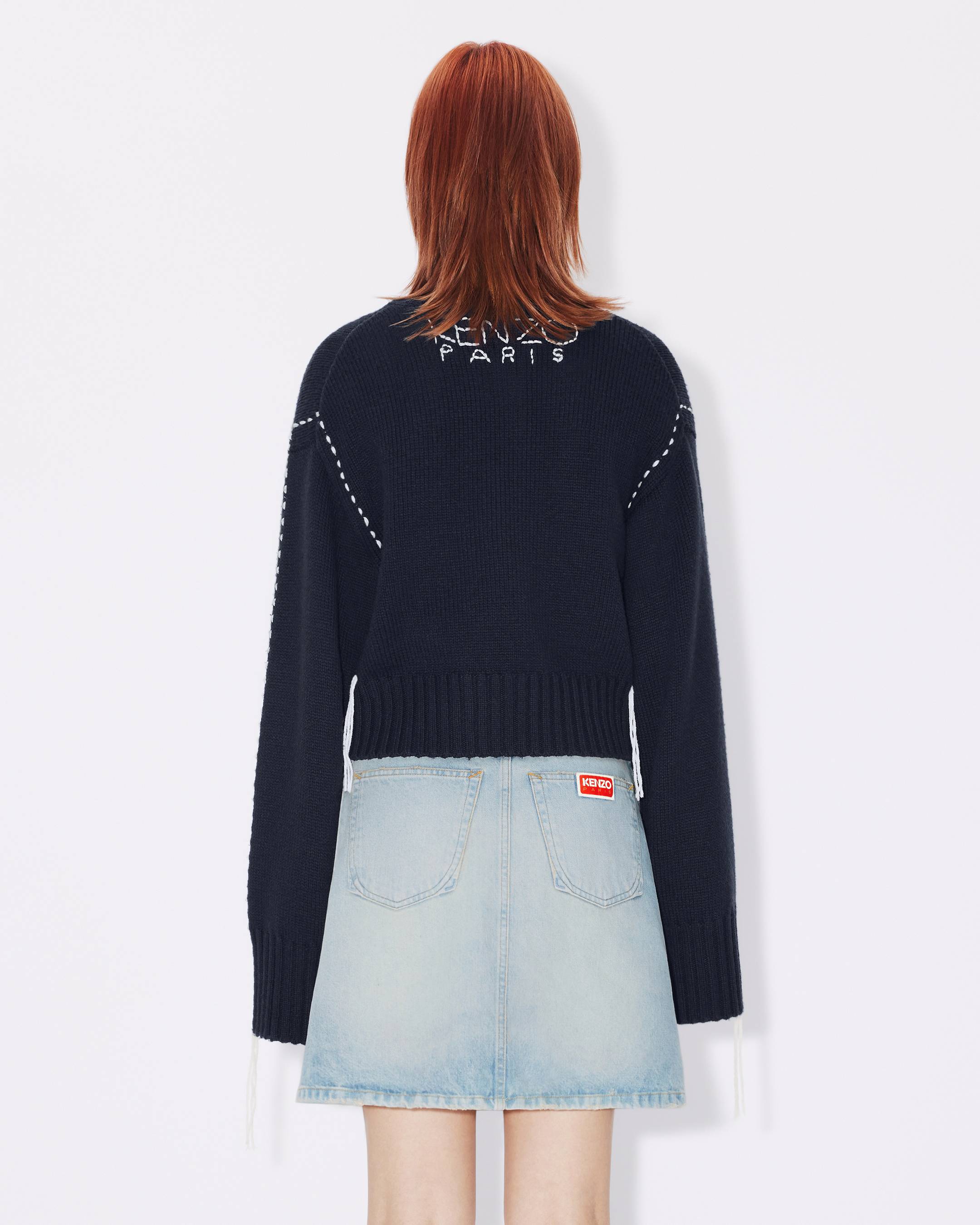 'KENZO Sashiko Stitch' embroidered jumper Women's KENZO