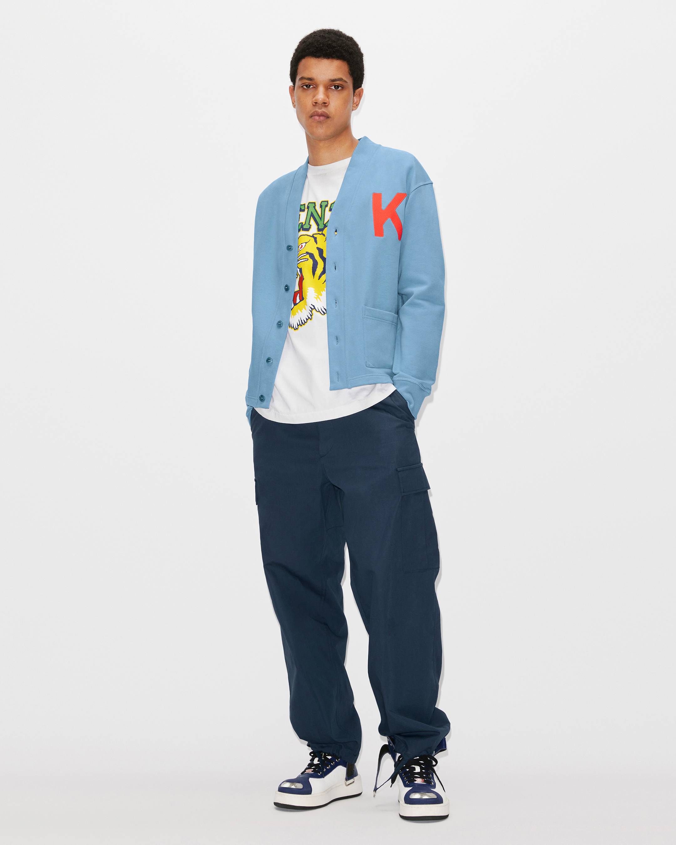 KENZO Elephant 'Varsity Jungle' embroidered cardigan