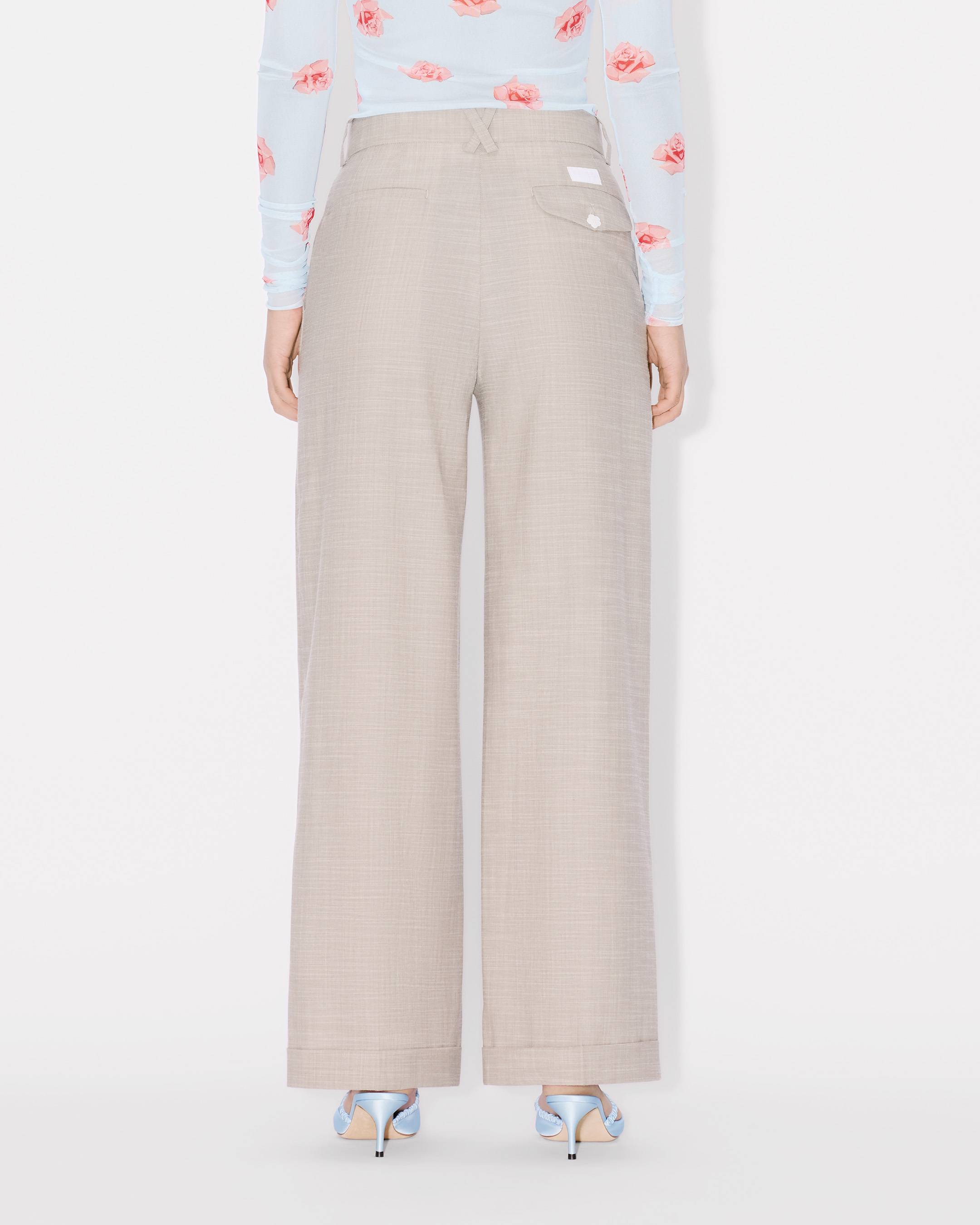 パンツ PLAIN FW25 OVERSIZE PANTS (47242733 Z001) black viscose Vietnam floral wide-pants