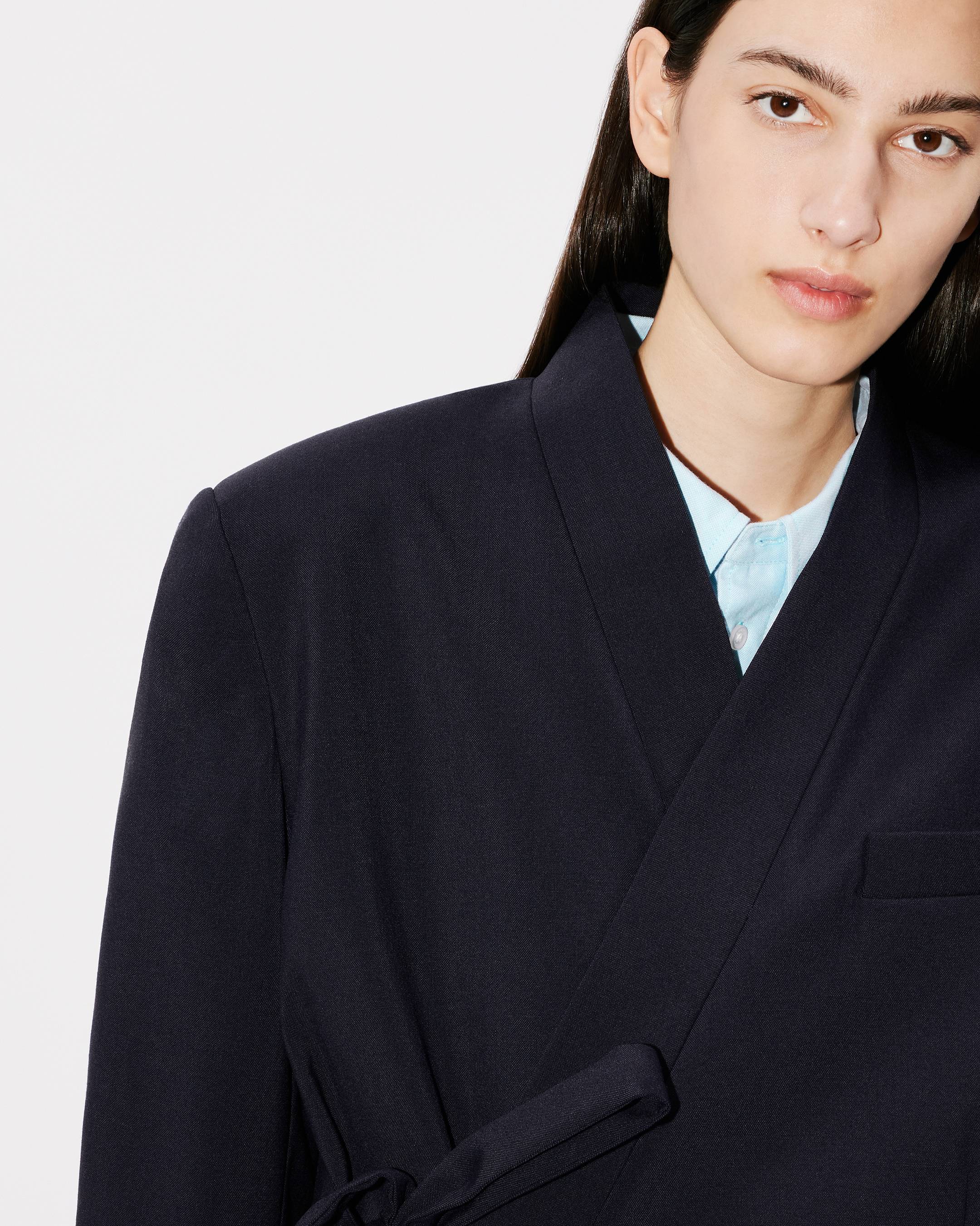Kimono blazer virgin wool