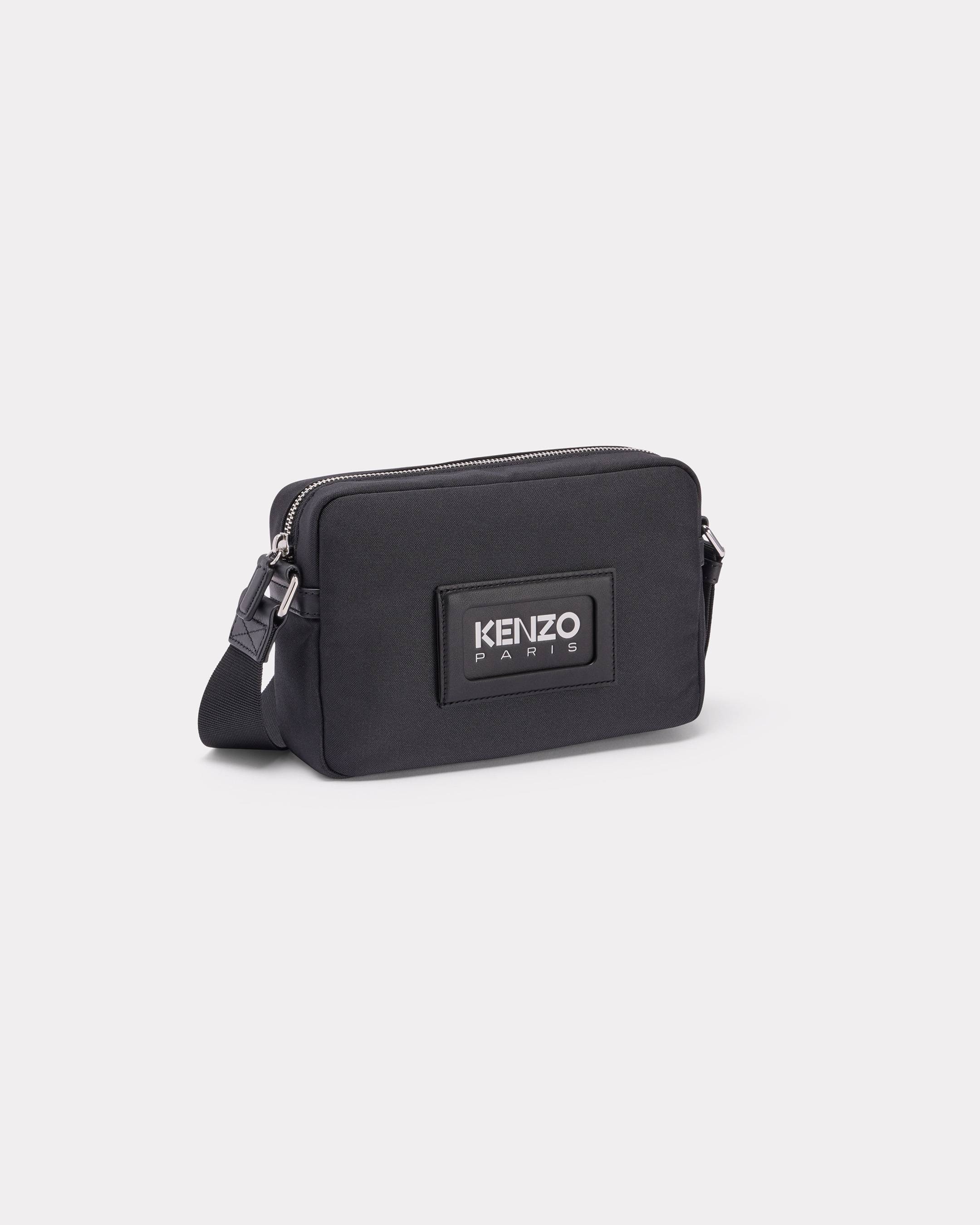 KENZO 'Graphy' Strap Bag, Man, Black, Size One, Leather
