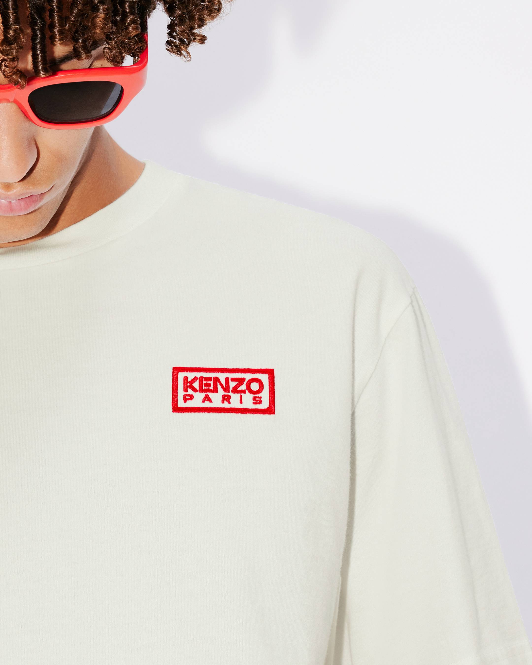 Bicolor KENZO Paris' embroidered T-shirt
