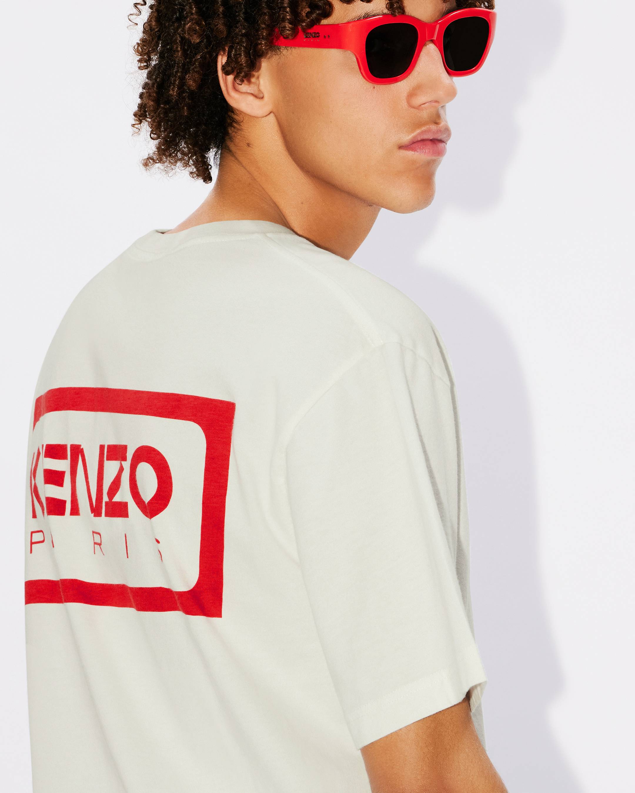 Bicolor KENZO Paris' embroidered T-shirt