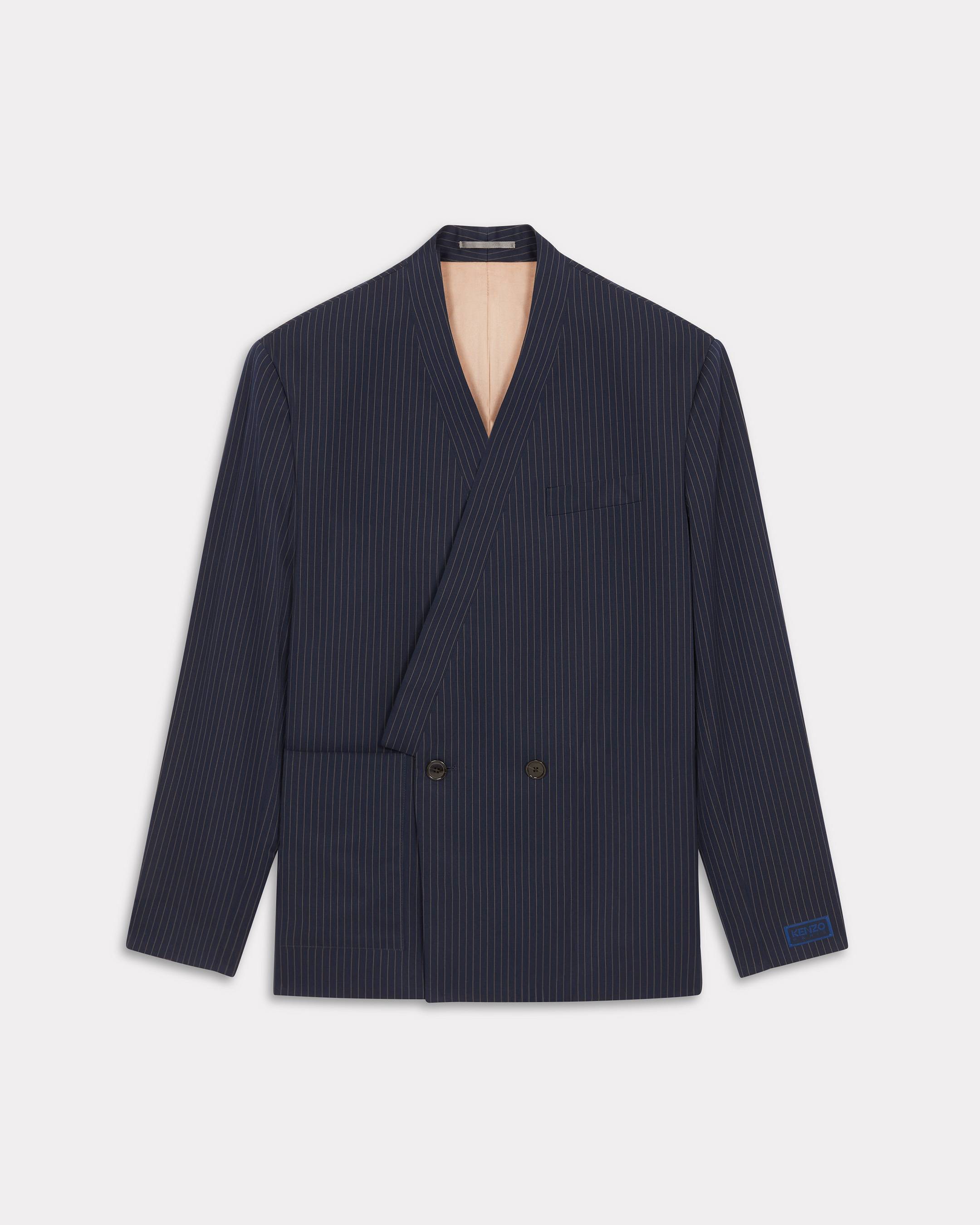 KENZO Veste De Tailleur Kimono, Homme, Bleu Nuit, Taille , 50