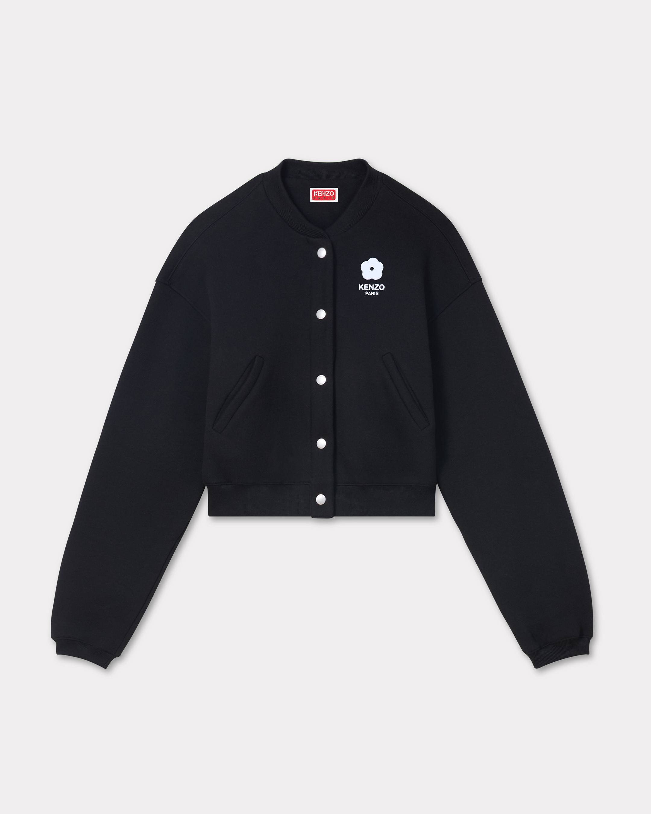 KENZO Giacca Teddy Boxy Fit 'Boke Flower 2.0' Nero- Donna - Taglia Xl