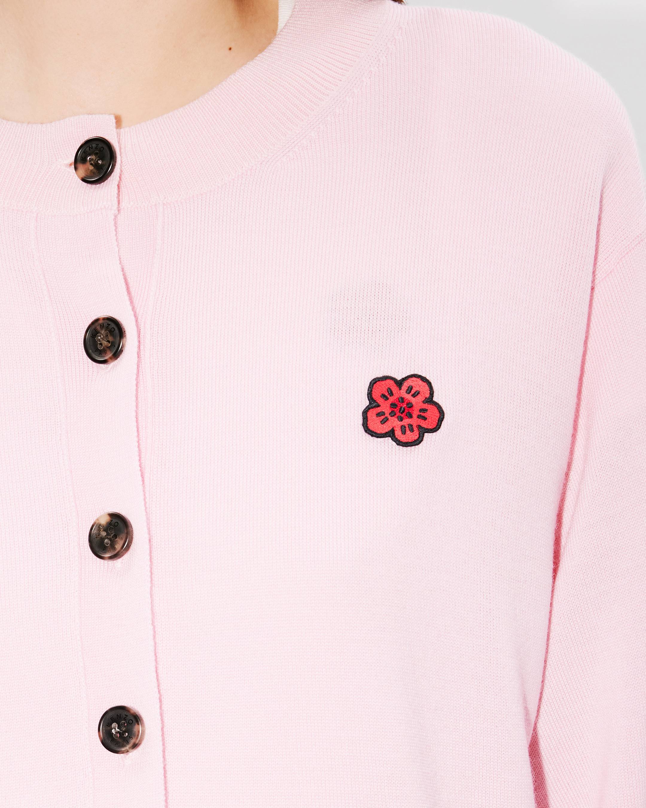 トップス KENZO BOKE FLOWER CREST CARDIGAN KENZO Boke Flower Crest Cardigan Beige at CareOfCarl.com