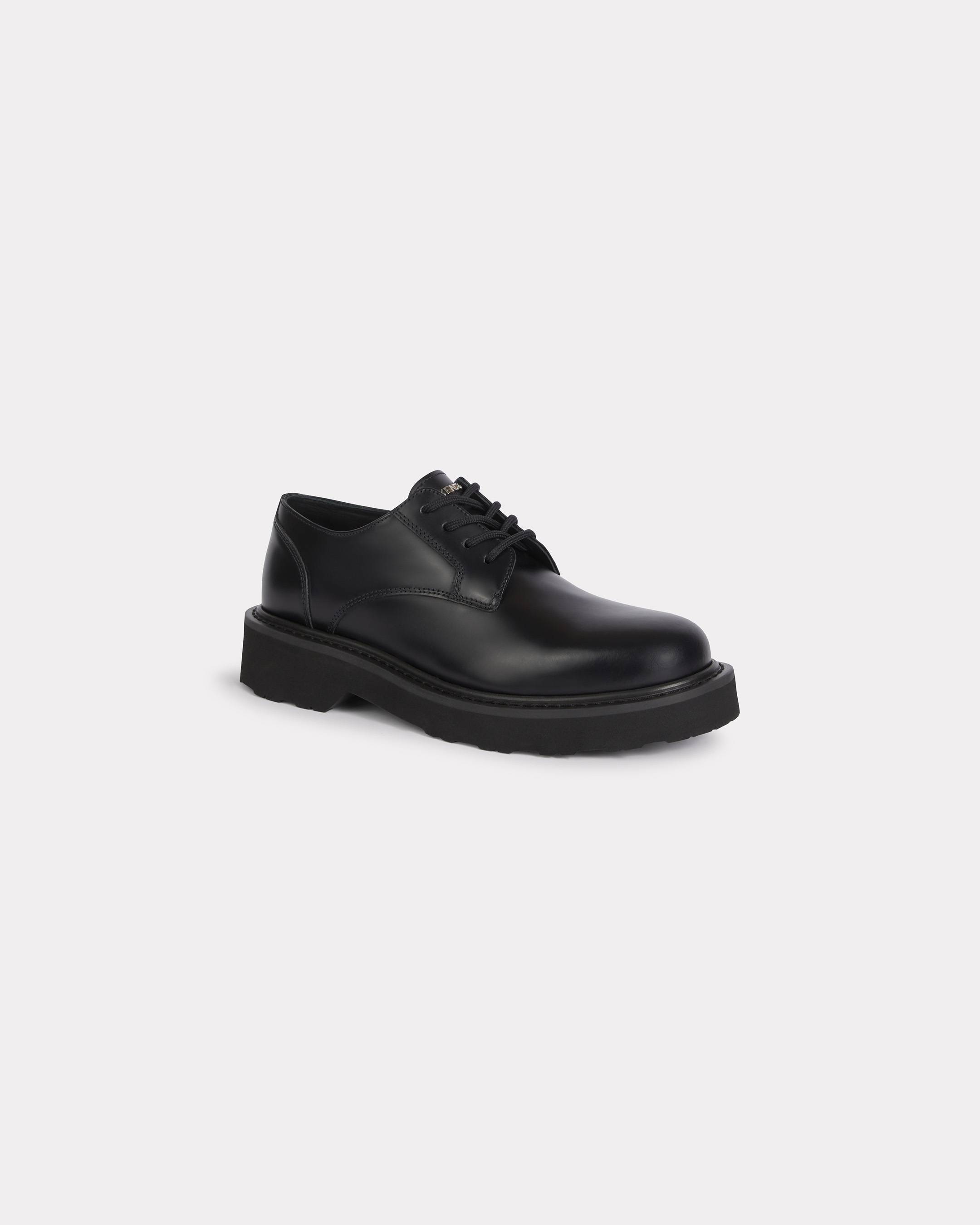 KENZO ' Ukio' Leather Derbies, Woman, Black, Size 37, EU