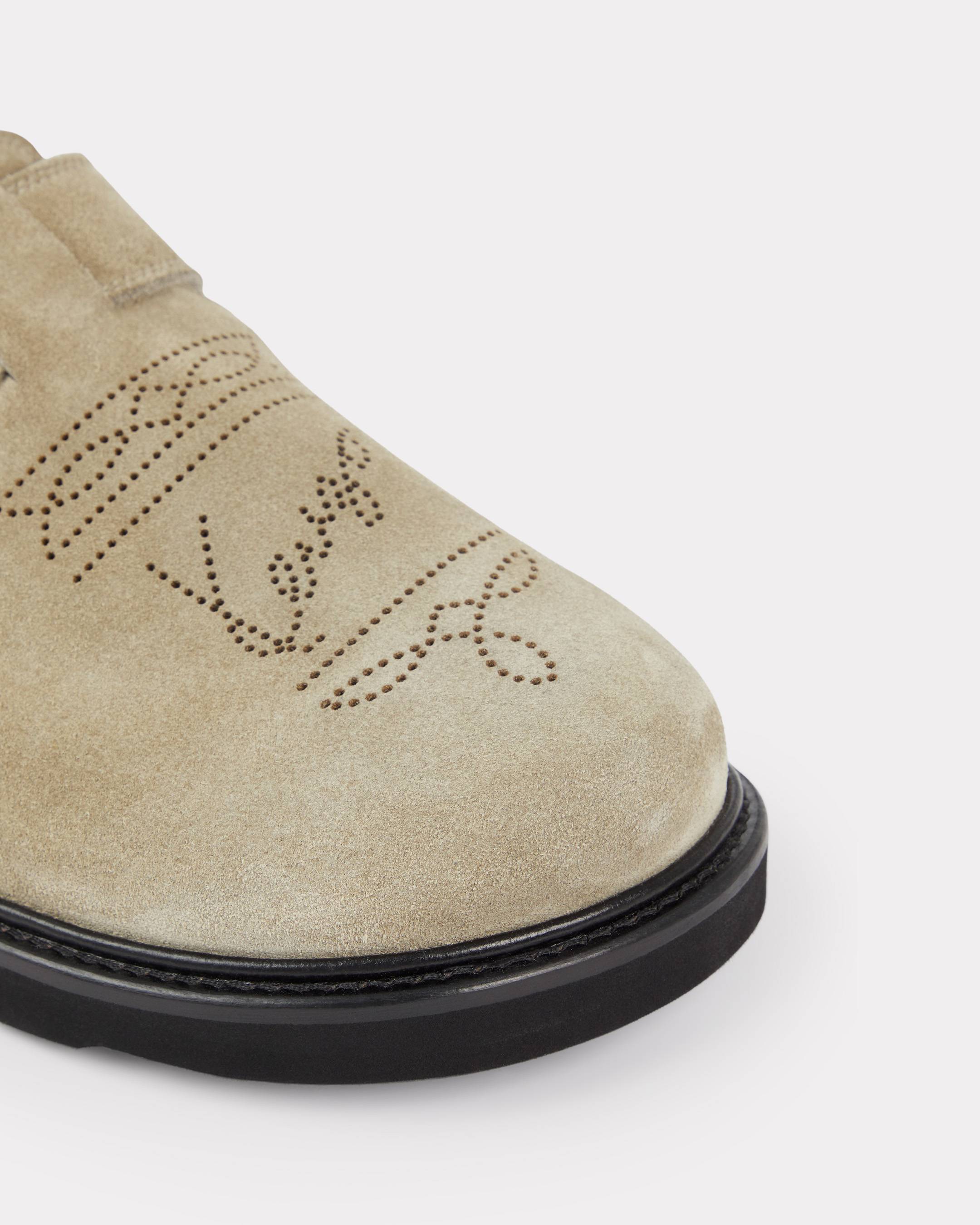 【関税込み】Kenzo ベージュ Kenzo Paris Kenzo Matto クロッグ Kenzo Paris Women's Kenzo Matto Suede Clog Shoes in Beige Kenzo