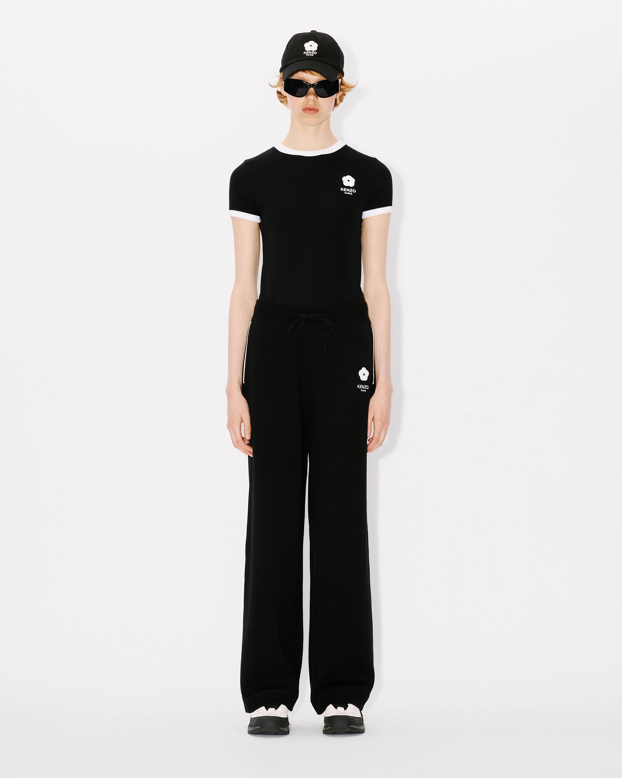 Boke Flower 2.0' embroidered pants in wool and cotton