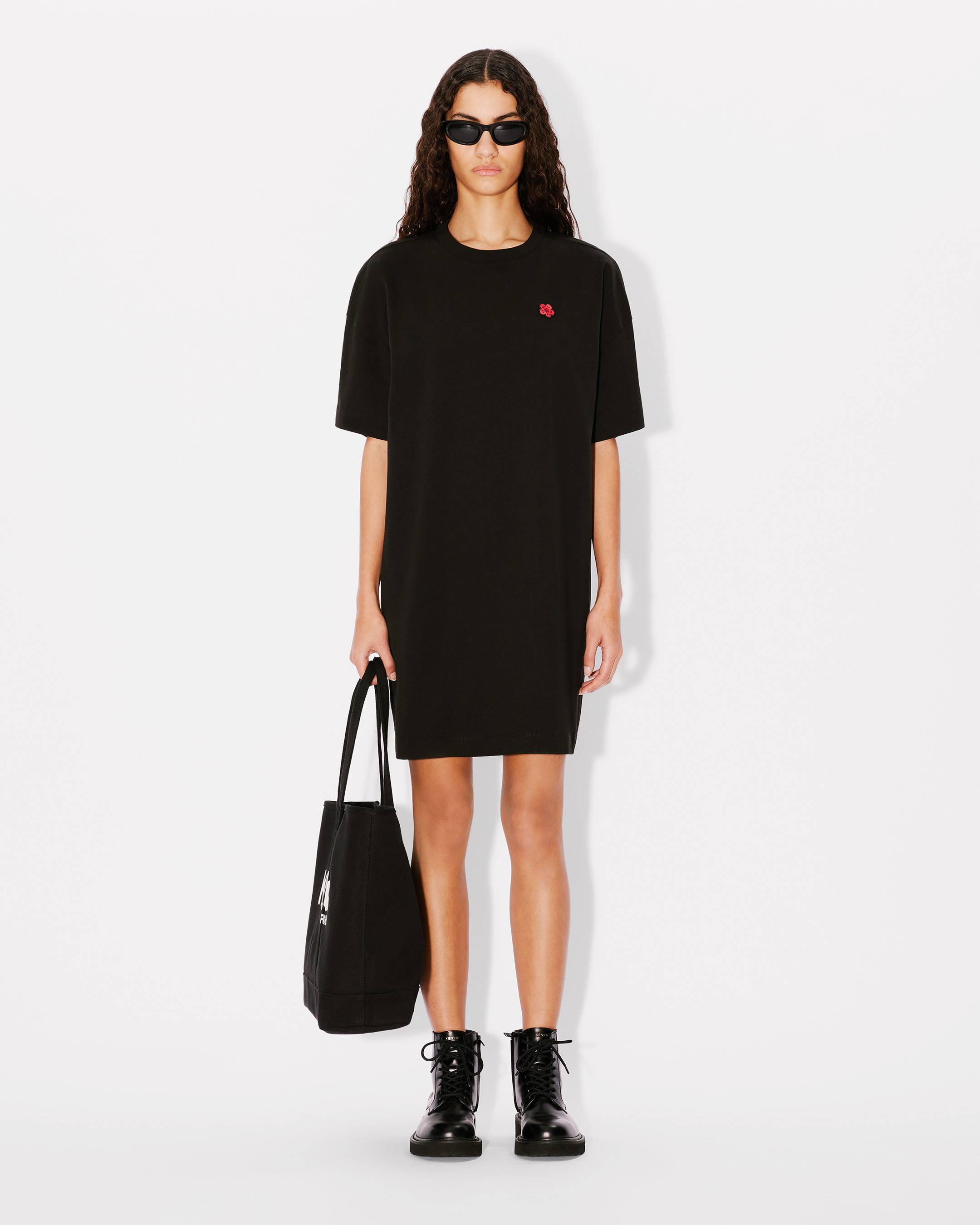【関税&送料込】Kenzo Boke Flower Shirt Dress Boke Flower 2.0' embroidered oversized T-shirt dress in
