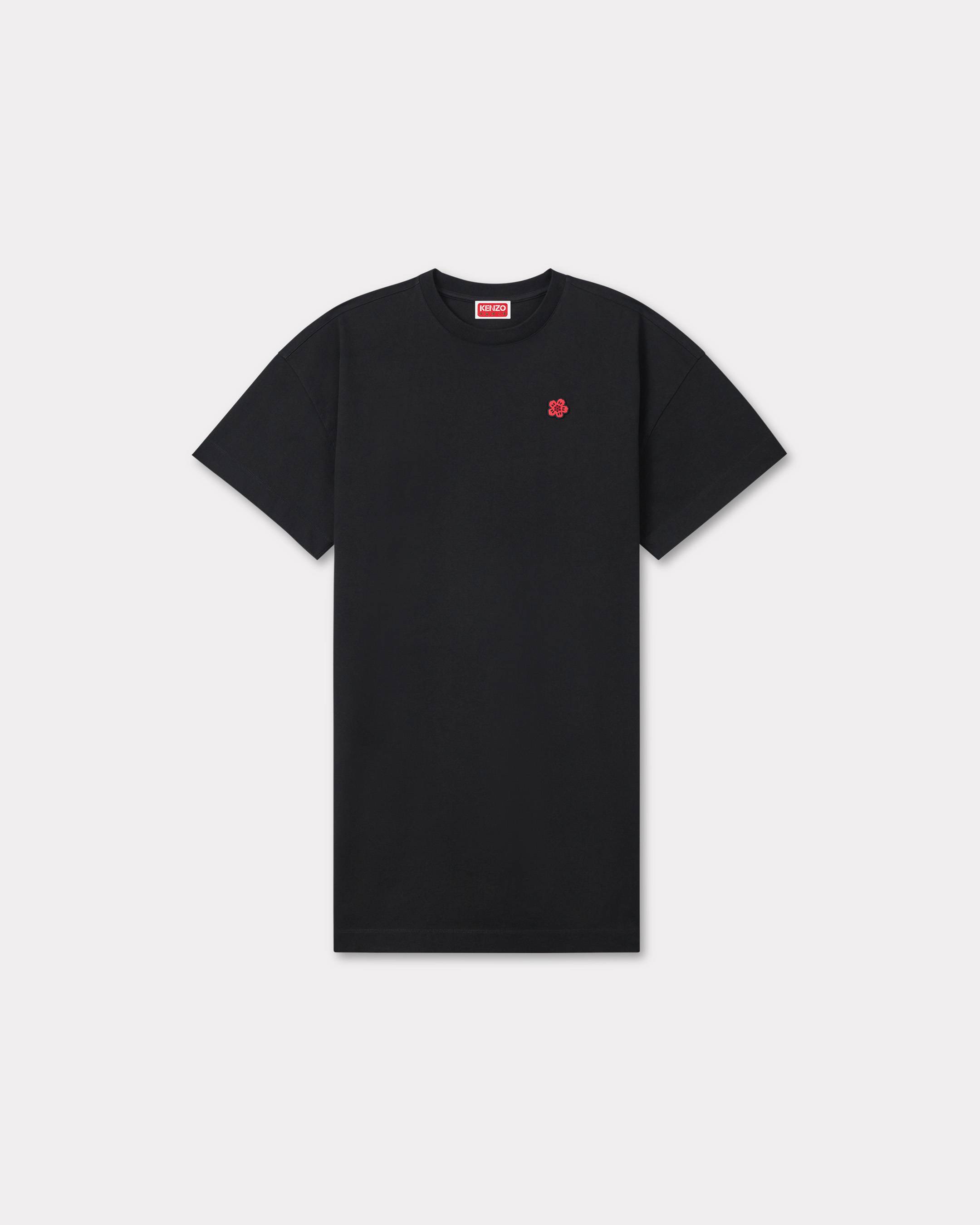 KENZO 'Boke Flower' Embroidered T-shirt Dress, Woman, Black, Size Xs, Cotton