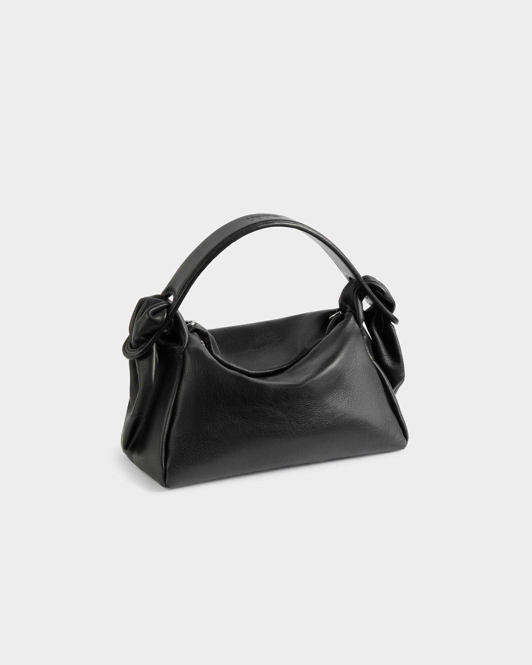 KENZO 'Kenzo Furoshiki' Bag In Leather, Black, Womens