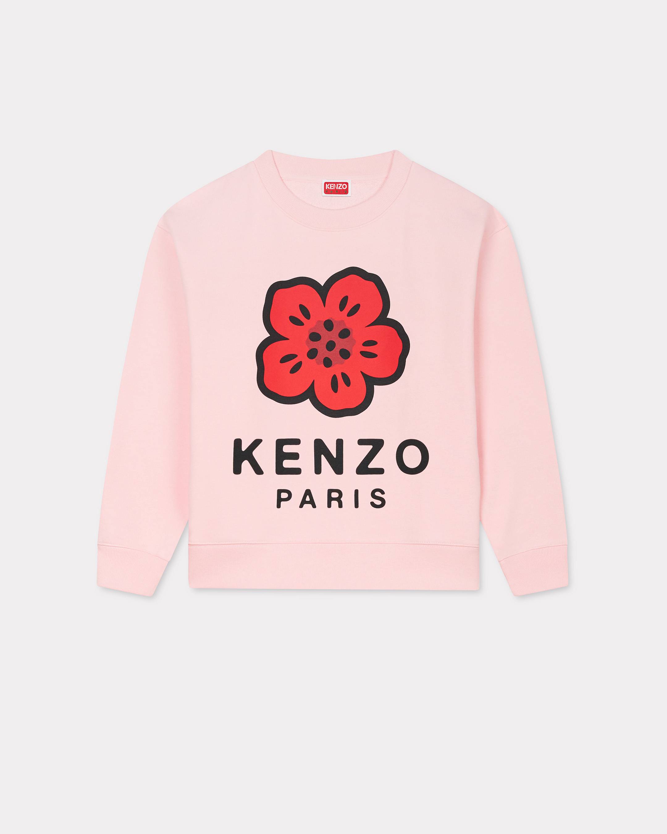 KENZO 'Boke Flower' Sweatshirt, Woman, Faded Pink, Size M, Cotton