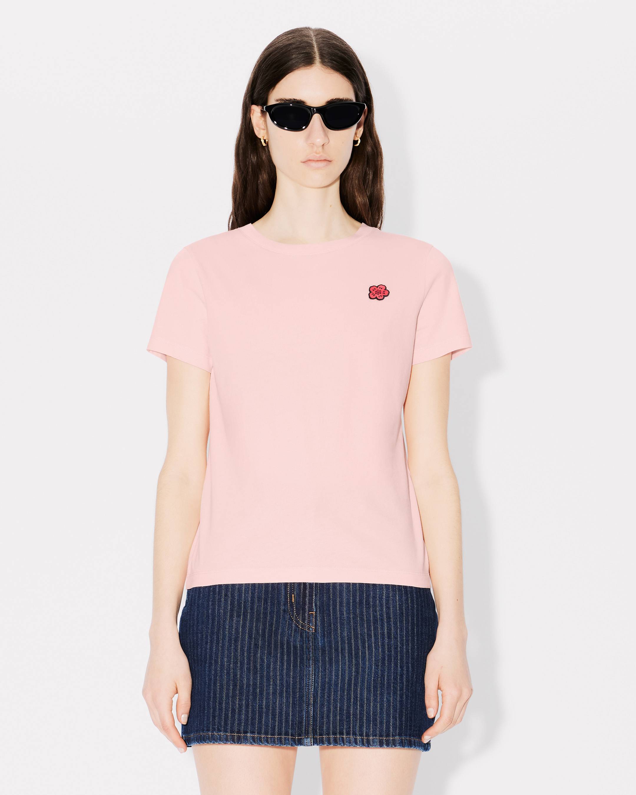 Boke Flower' embroidered T-shirt in cotton | Women's | KENZO