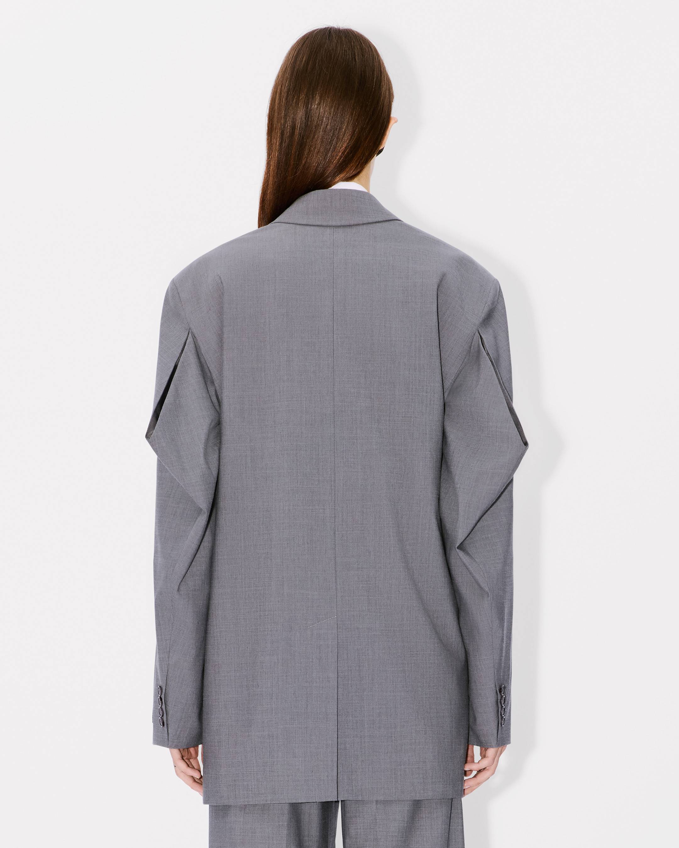 Oversized kimono blazer in virgin wool | Women's | KENZO