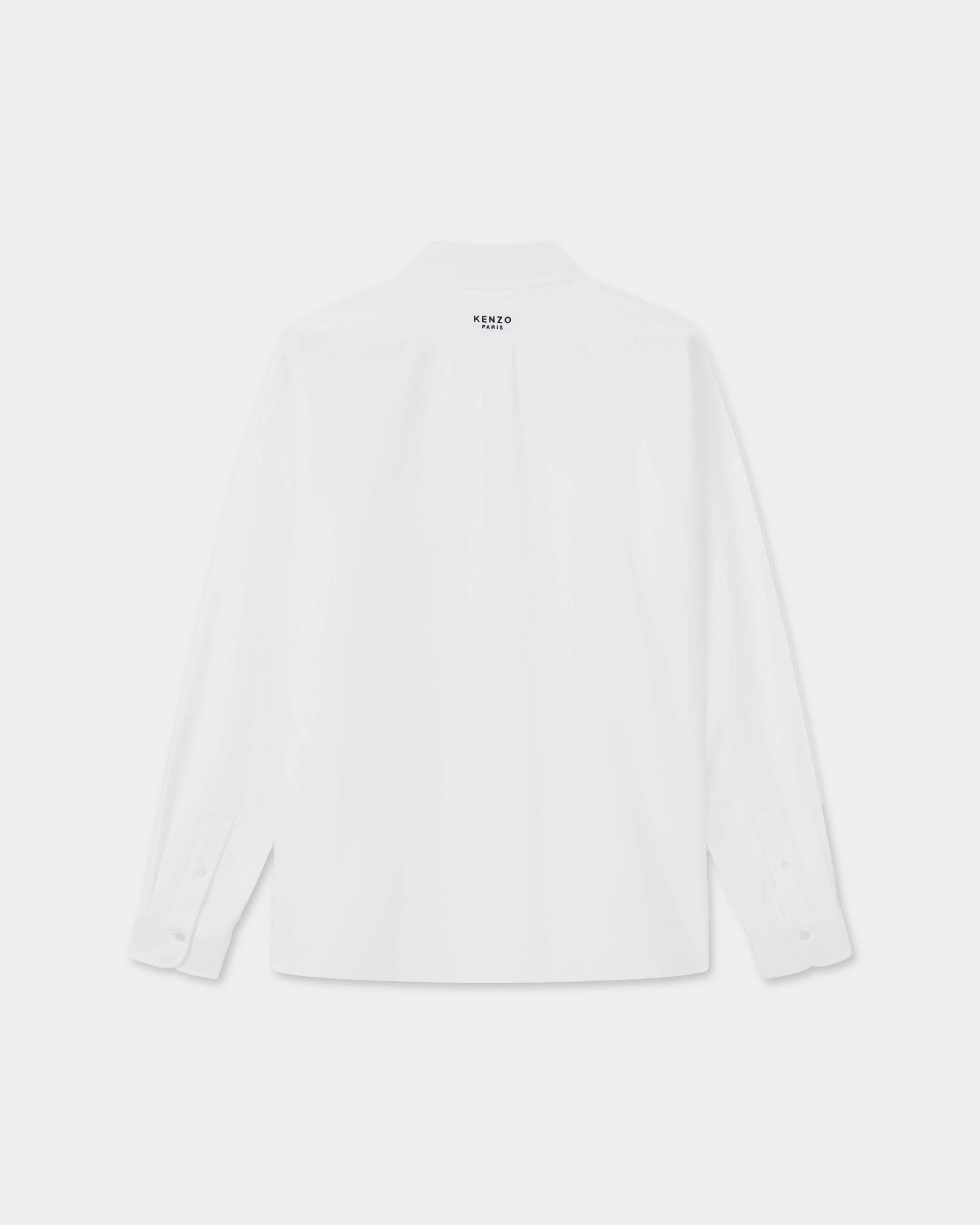 Boke Flower' embroidered shirt in cotton poplin | Men's | KENZO