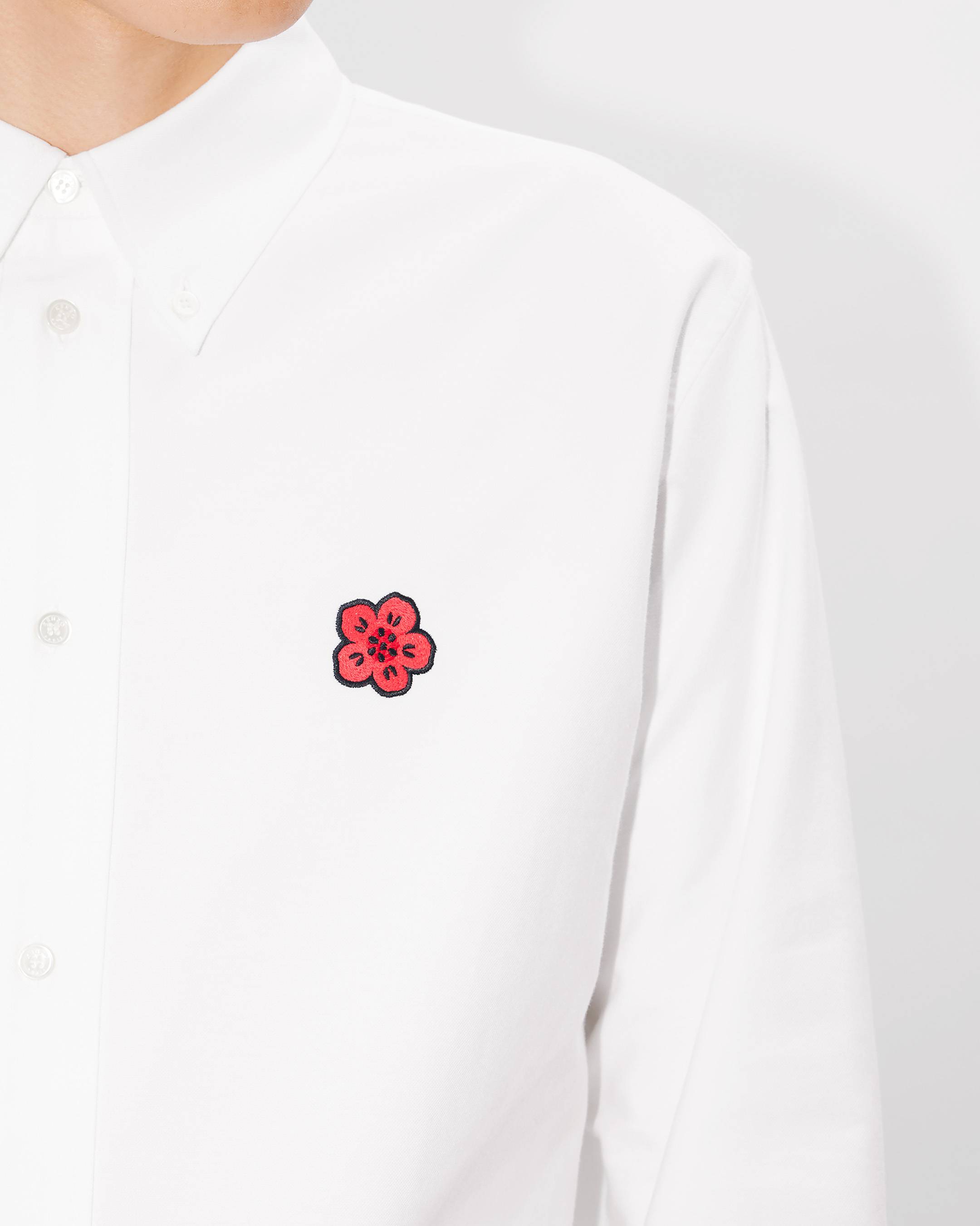 Boke Flower' エンブロイダリー オックスフォード コットン