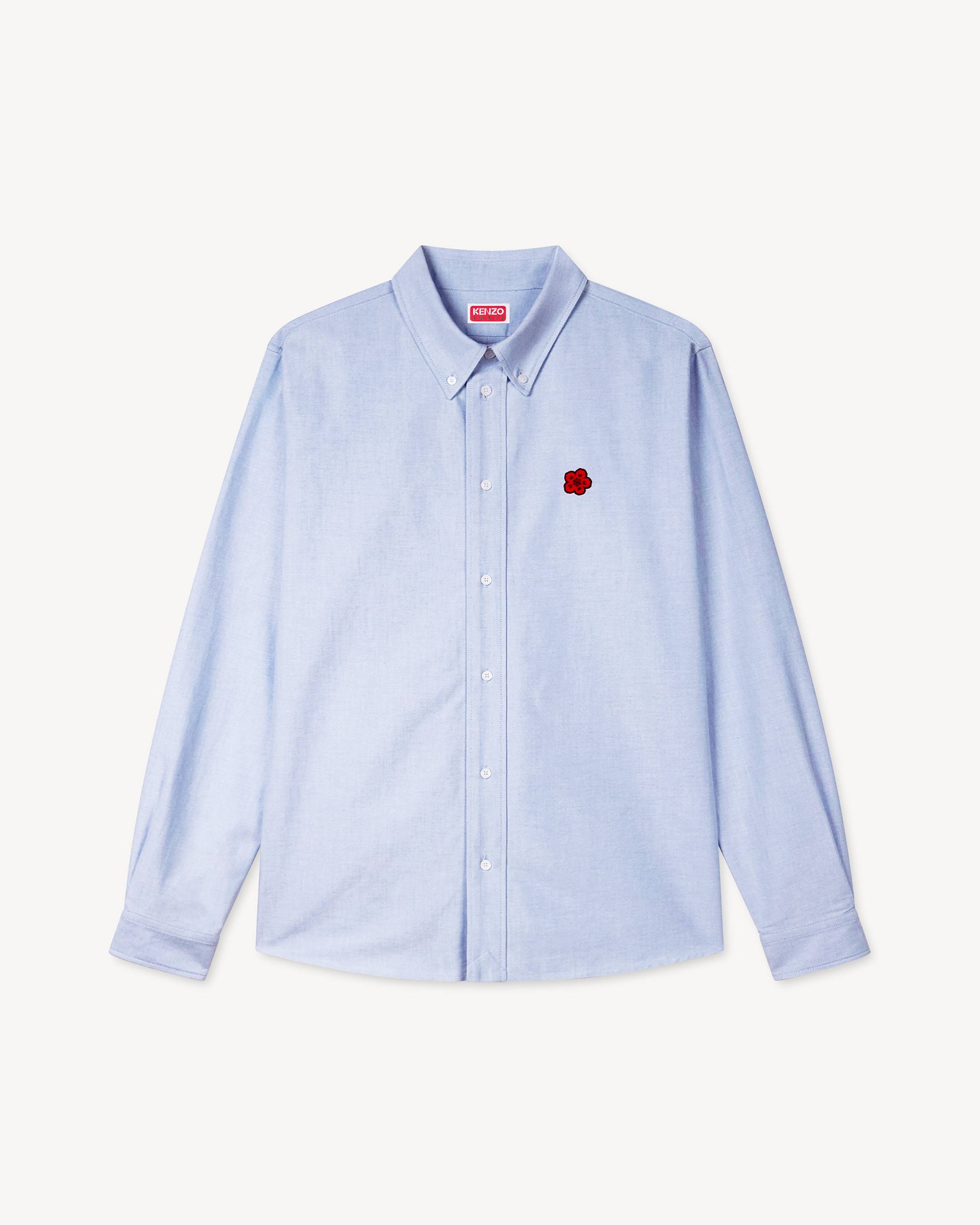 Boke Flower' embroidered shirt in oxford cotton | Men's | KENZO
