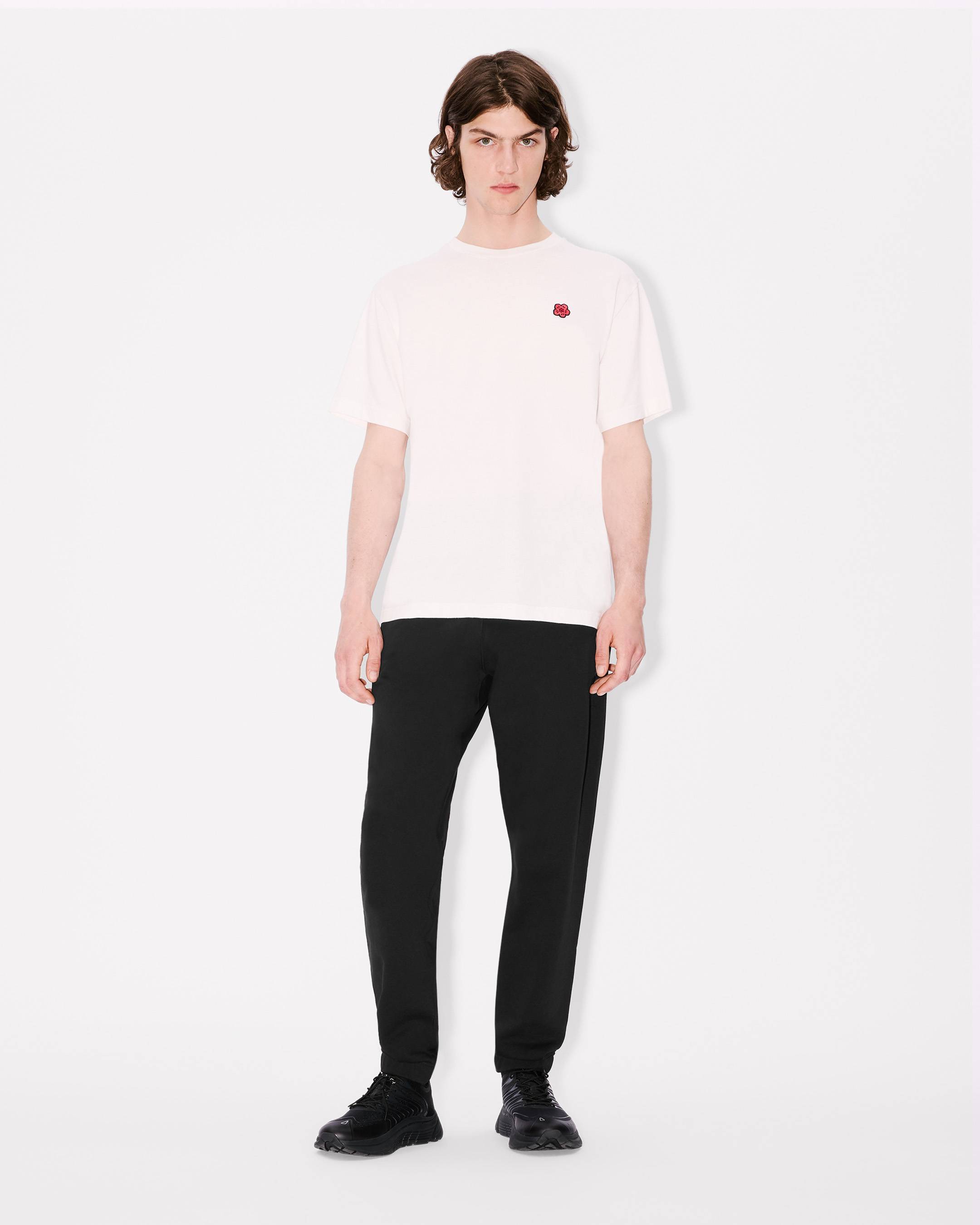 パンツ Kenzo Relaxed Fit Jog Pants With Floral Logo Kenzo Relaxed Fit Jog Pants With Floral Logo In Pink | ModeSens