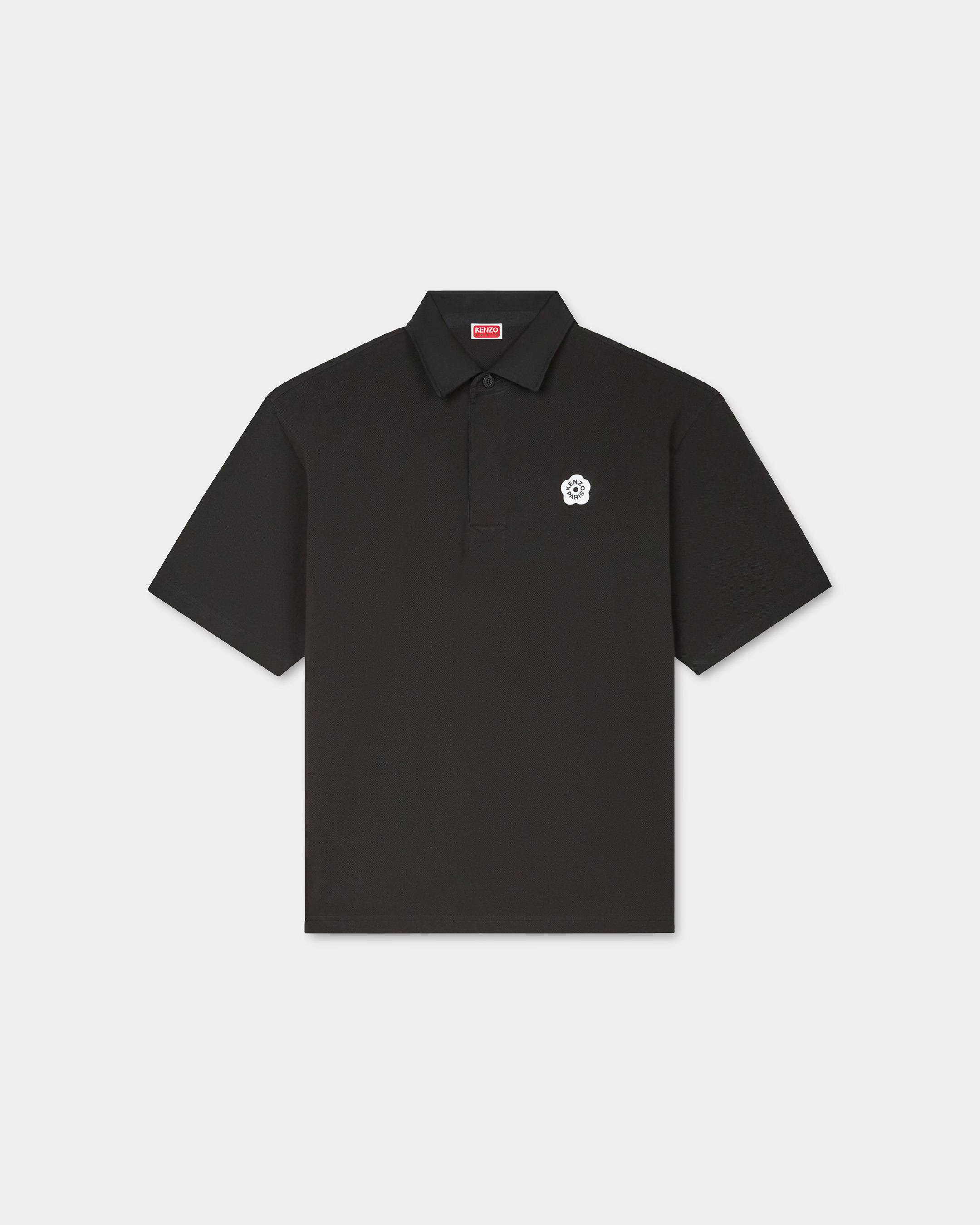 Kenzo Polo Brodé 'Boke Flower 2.0' En Coton Homme Noir - Xxxl