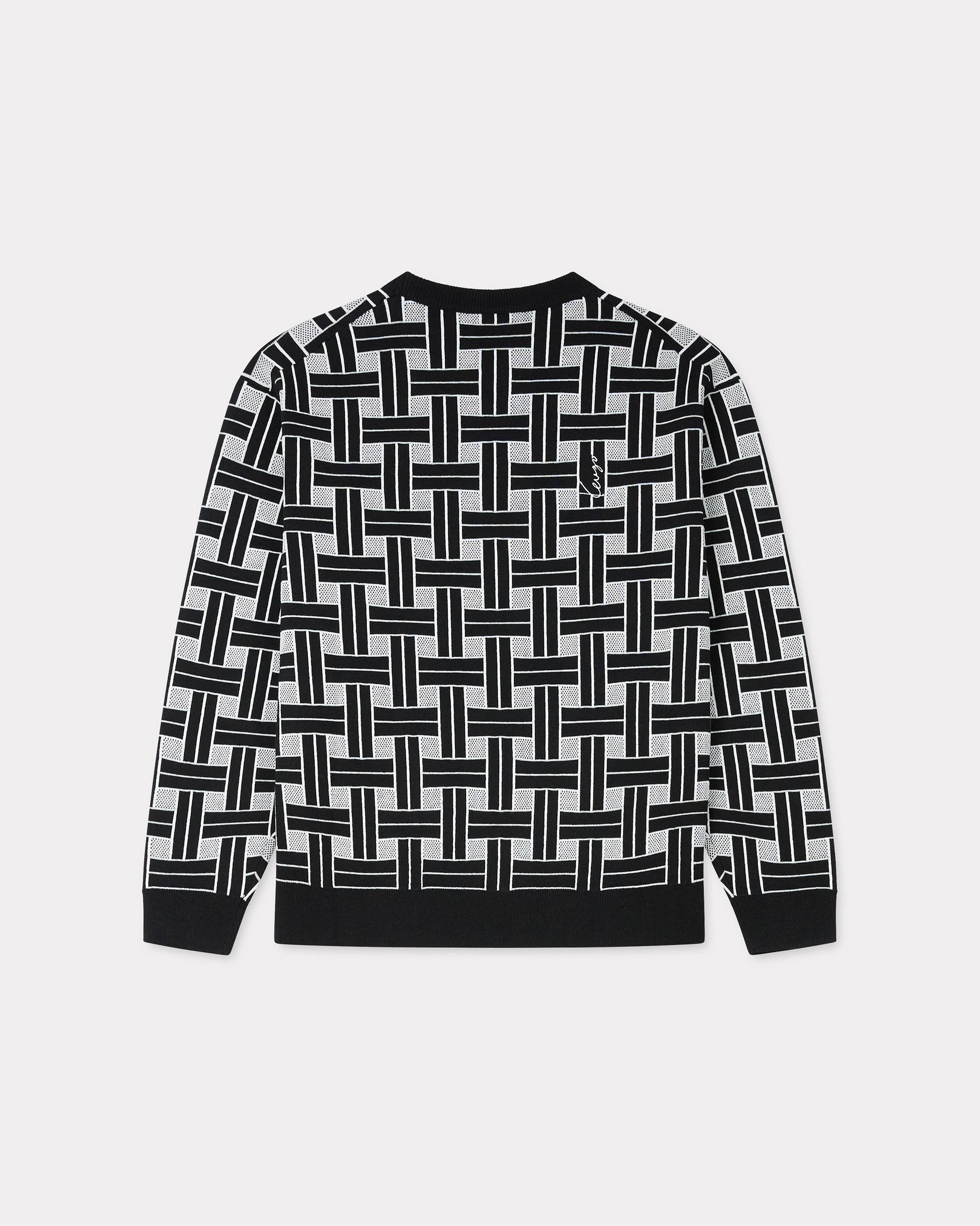 Kenzo Men White Cotton Sweater main image 1