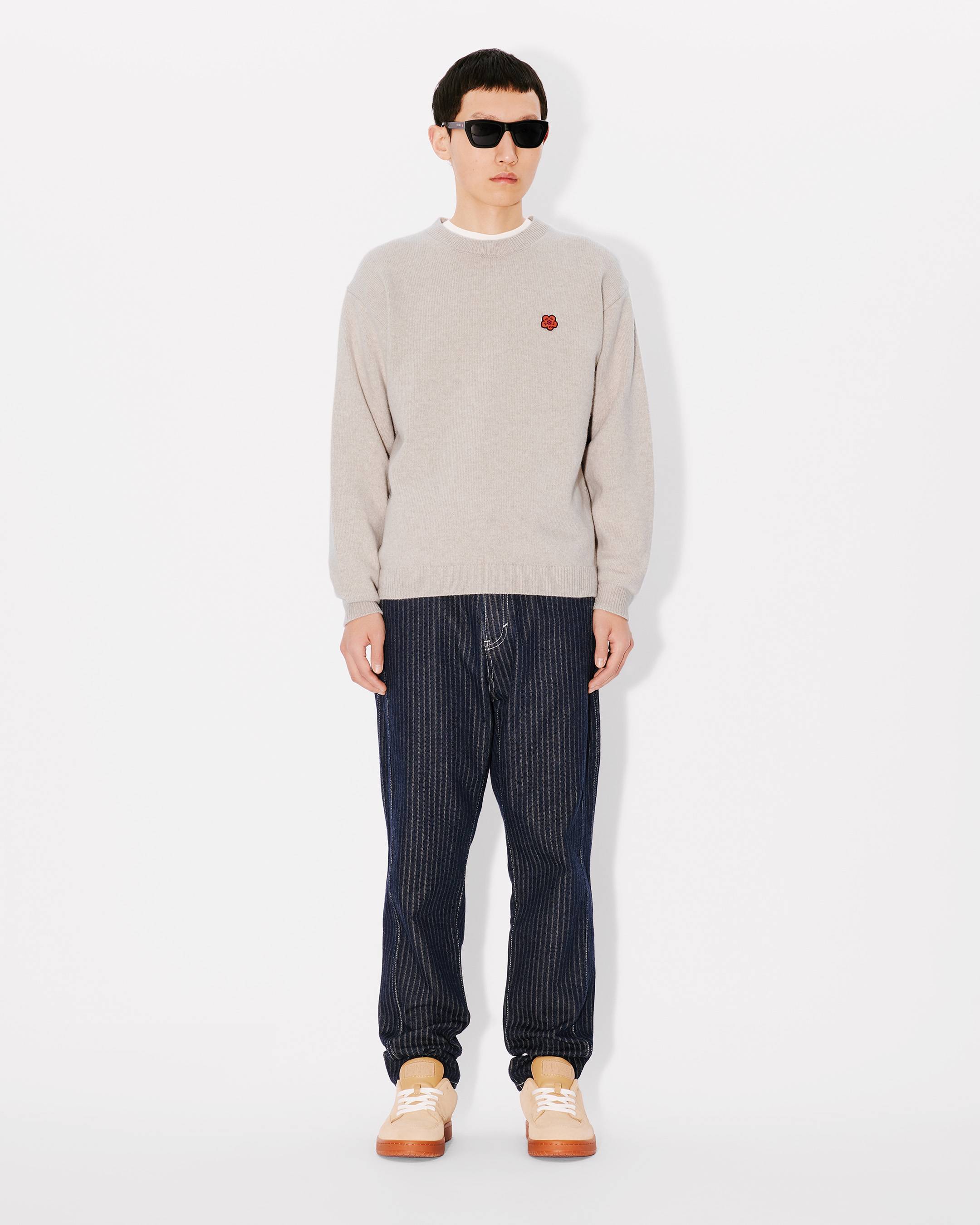 Boke Flower' embroidered wool jumper | Men's | KENZO
