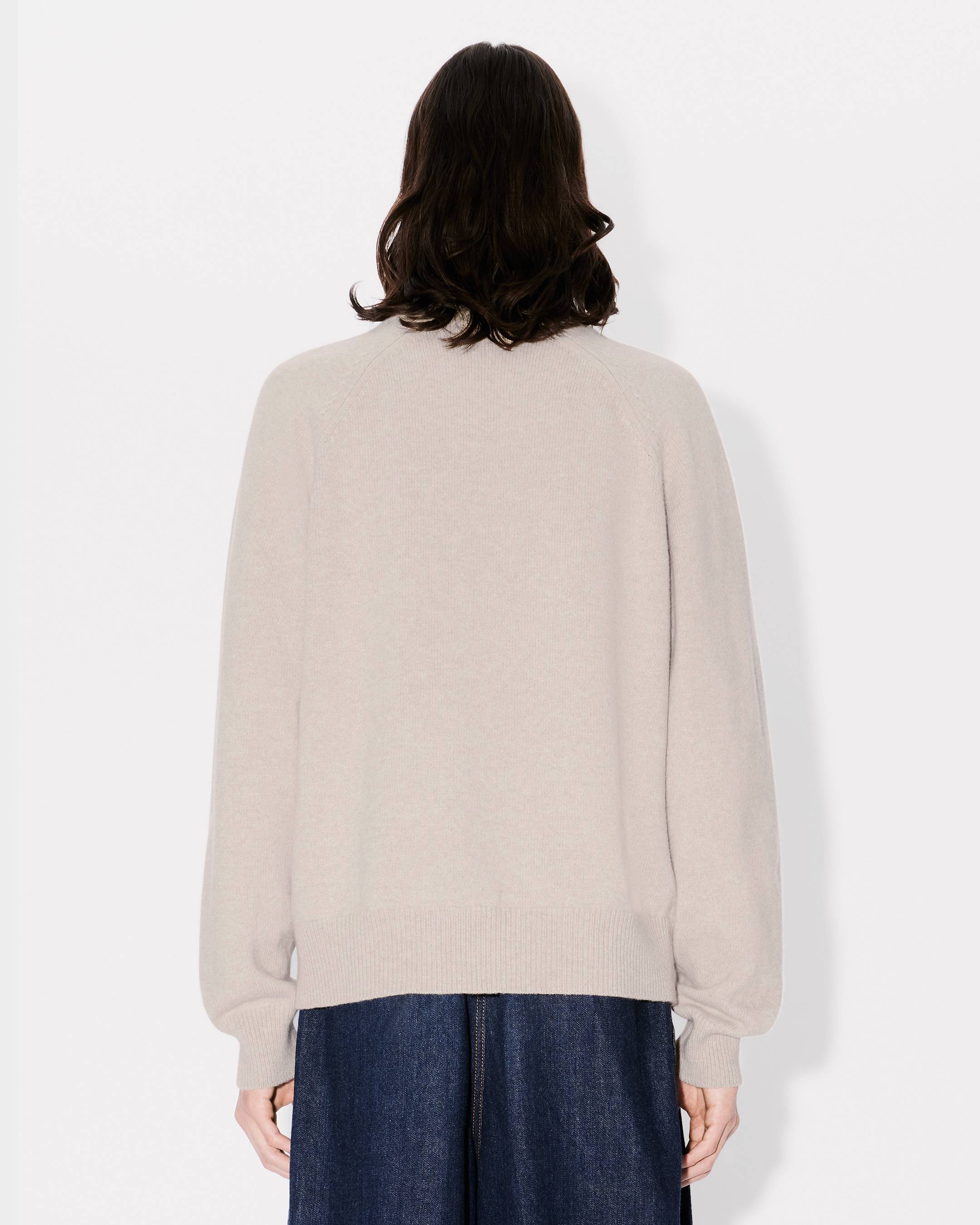 Boke Flower' embroidered turtleneck jumper in wool | Men's