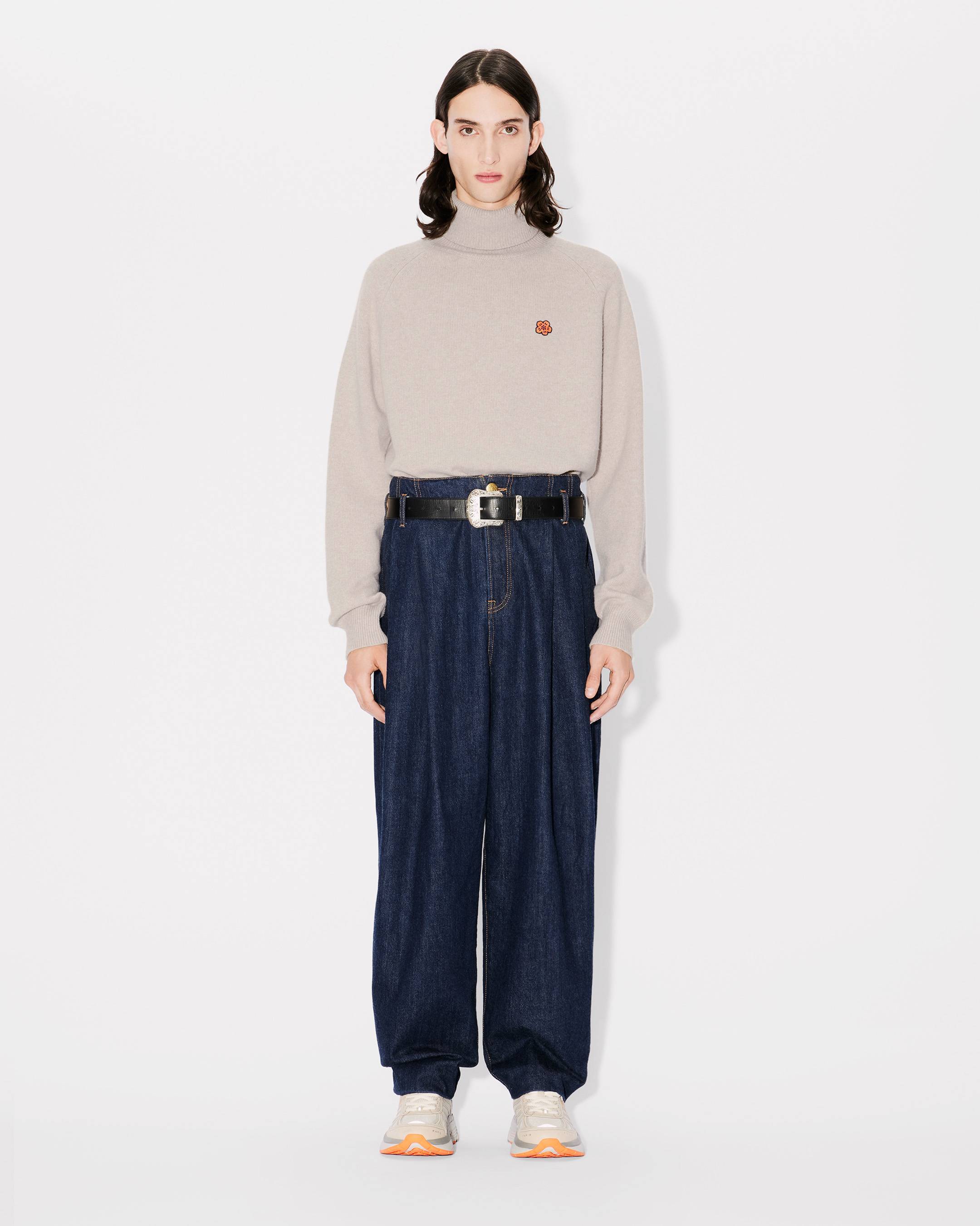 【送料&関税込】Kenzo Turtleneck Boke Flower Embroidered Kni Boke Flower' embroidered turtleneck jumper in wool | Men's