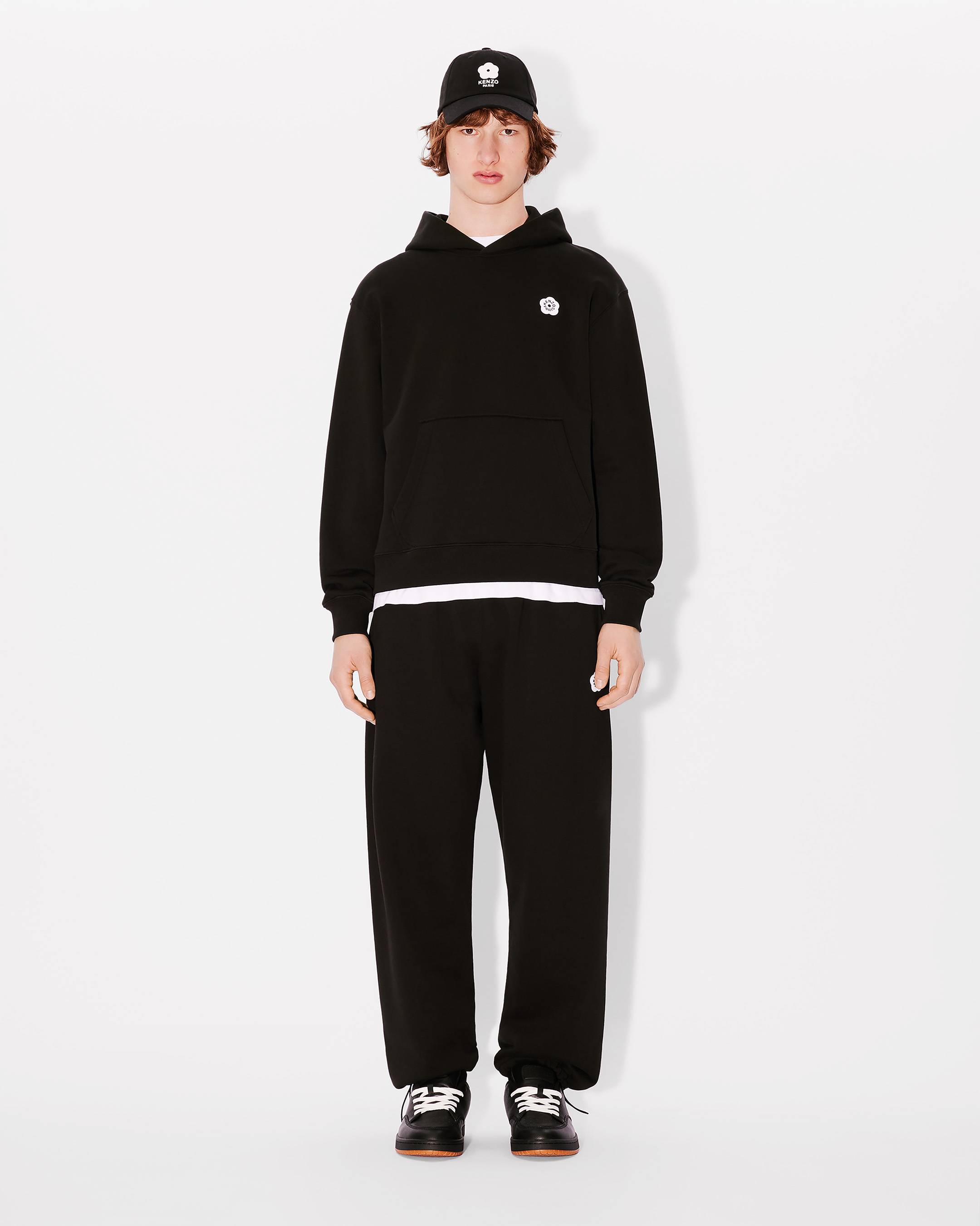 【KENZO】メンズ \"BOKE FLOWER\" フーディー スウェットシャツ Kenzo Boke Flower スウェットシャツ | ブラック | FARFETCH JP