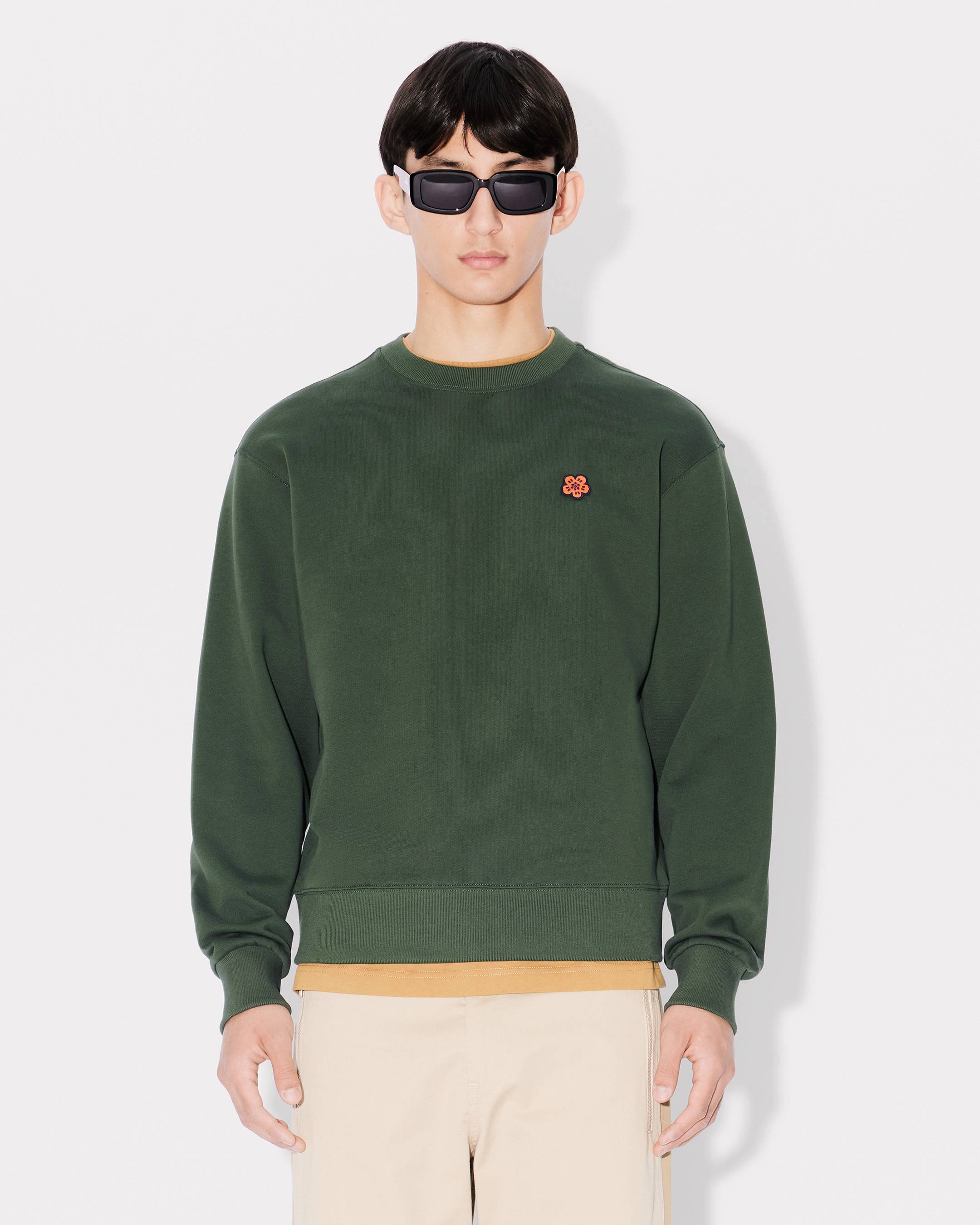 Boke Flower' embroidered sweatshirt in cotton | Men's | KENZO