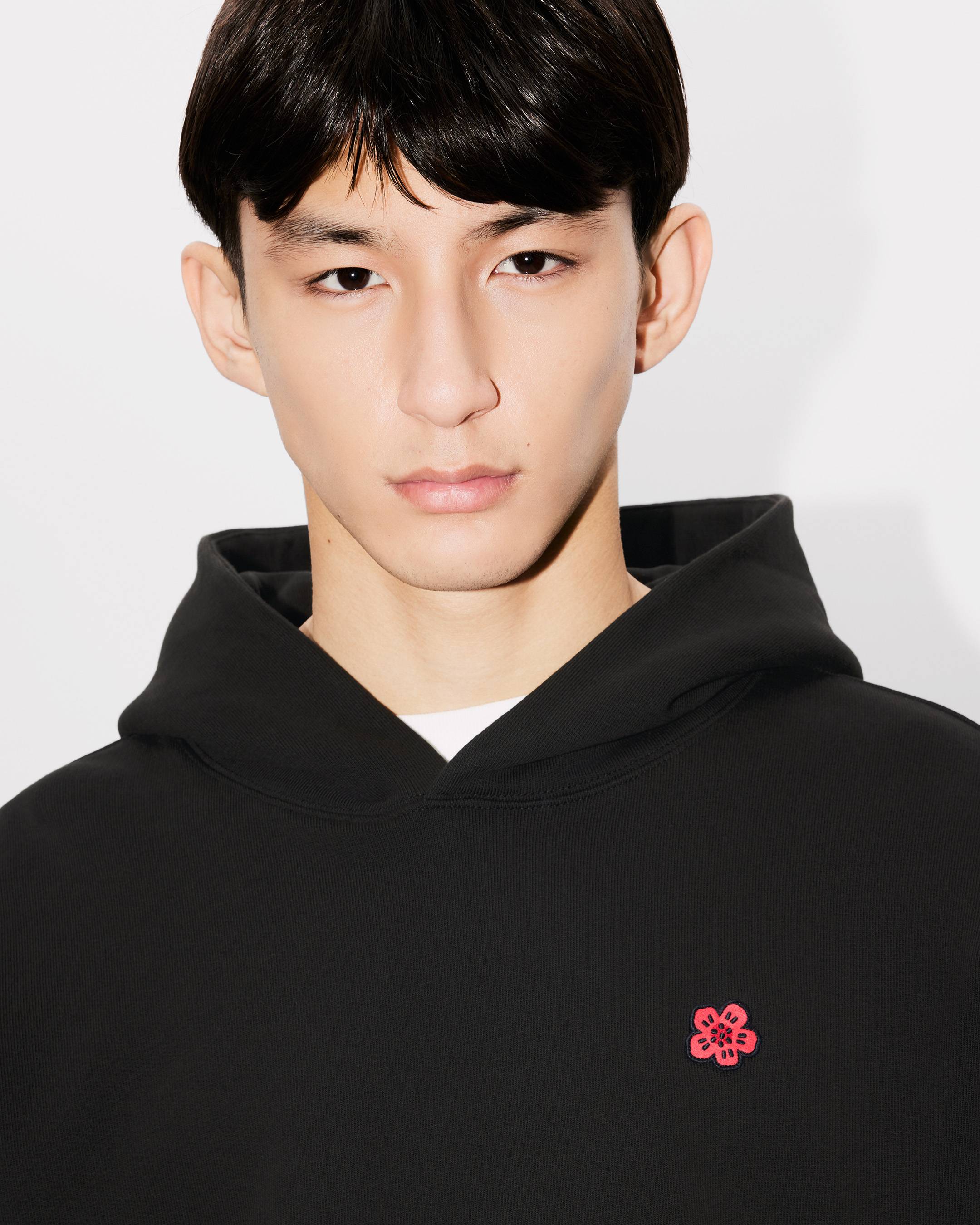machatt forme pullover flower ブラック Black Floral Pullover Sweater – Unique Vintage