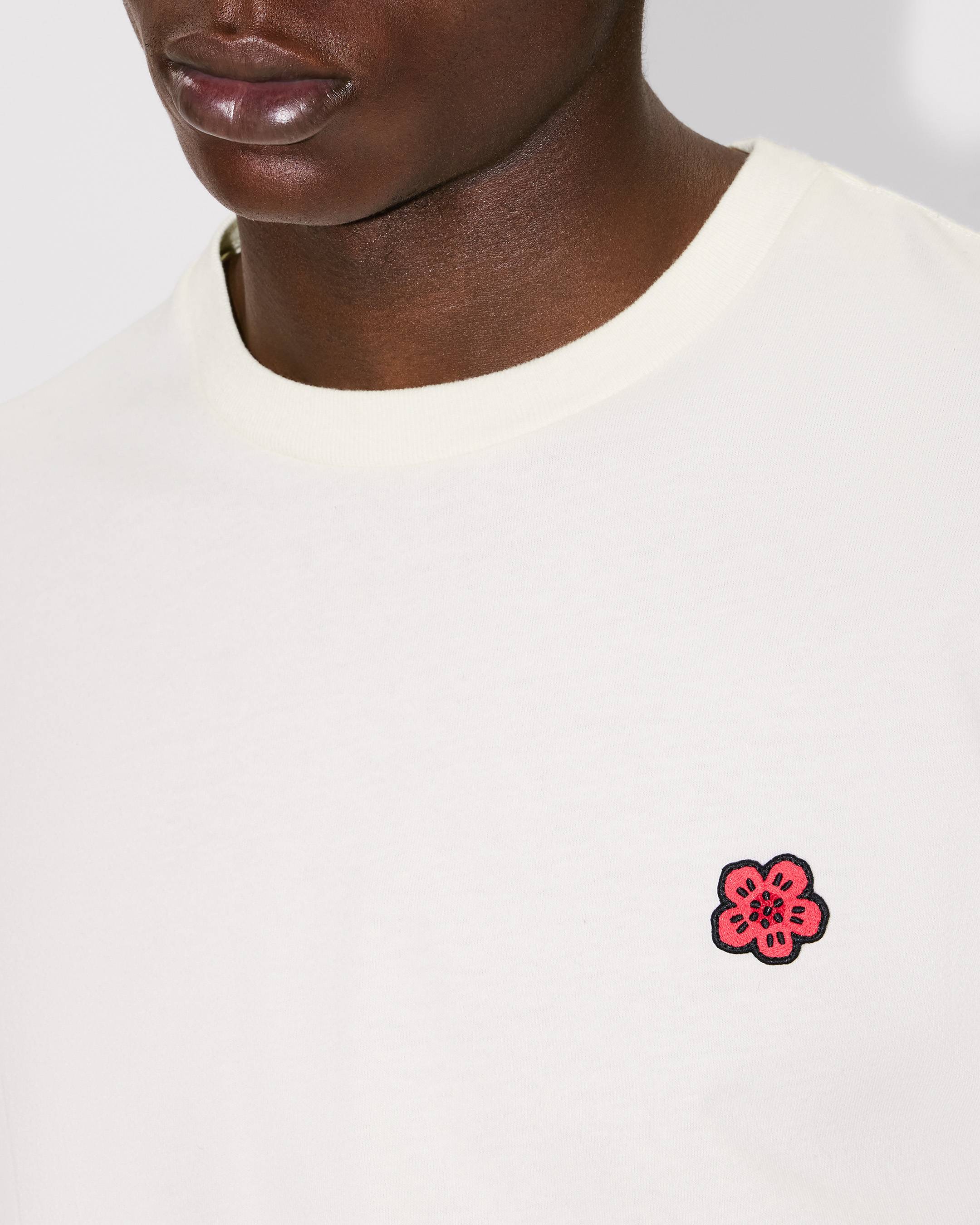 Boke Flower' embroidered T-shirt in cotton | Men's | KENZO