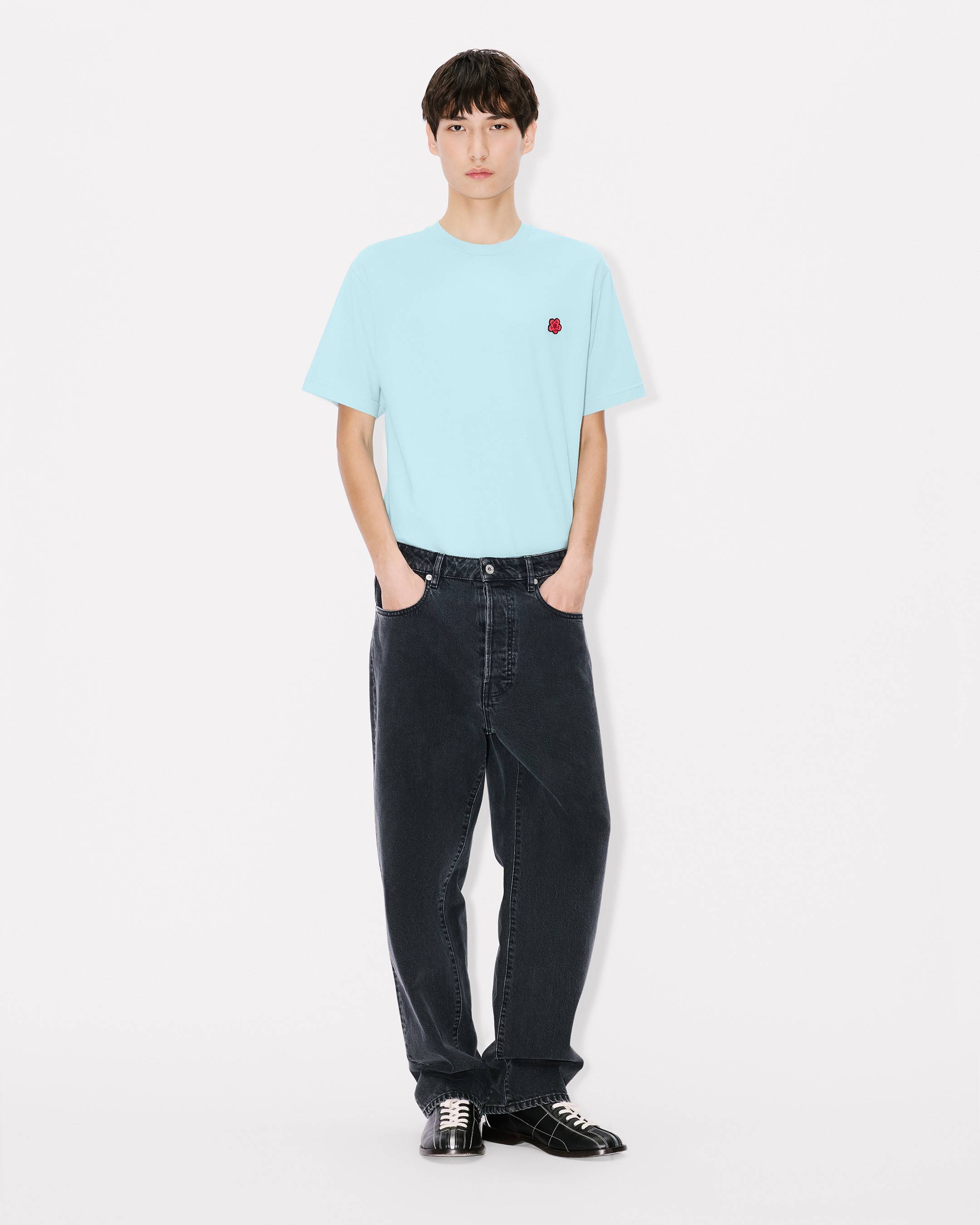 'Boke Flower' embroidered T-shirt in cotton