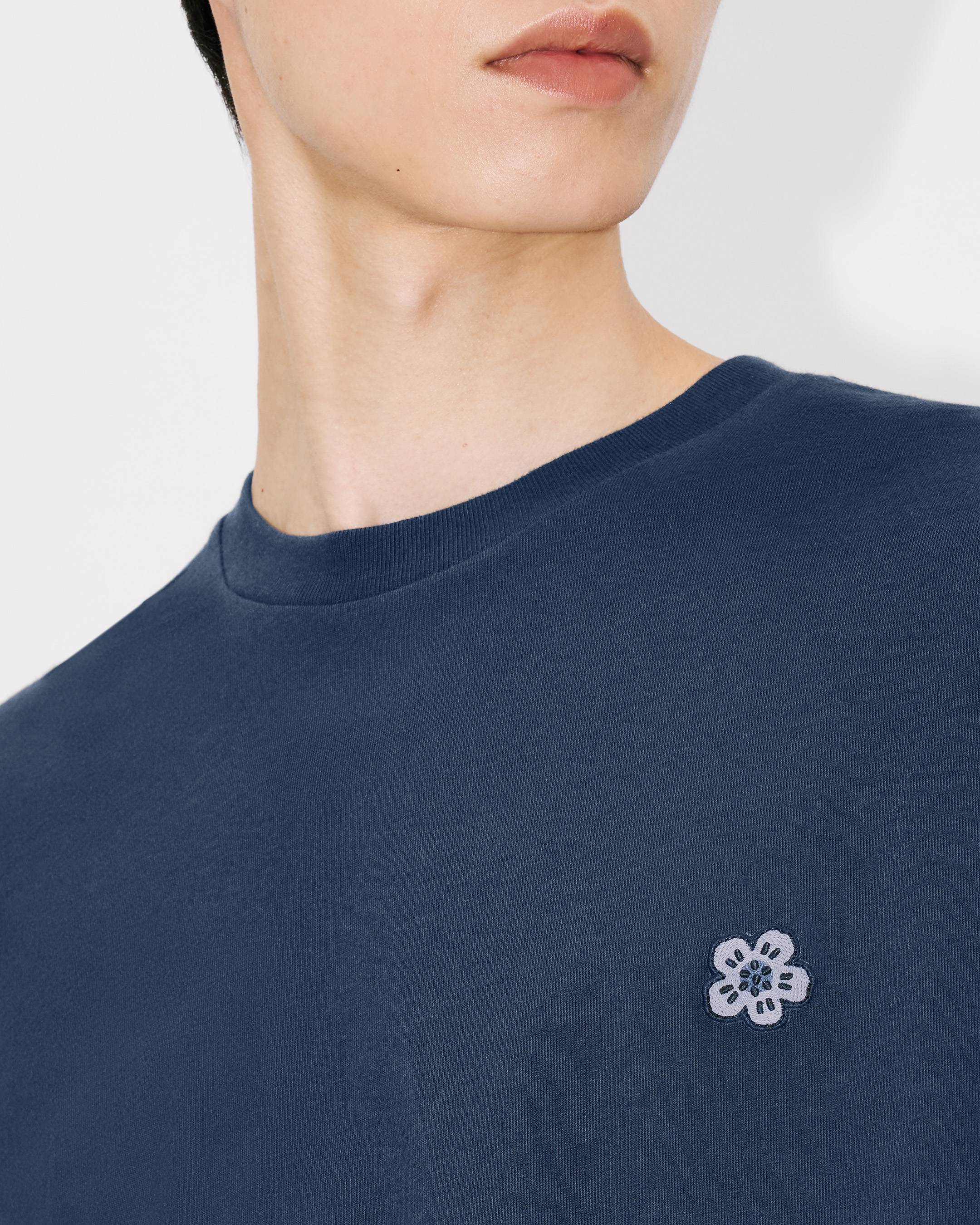 'Boke Flower' embroidered T-shirt in cotton