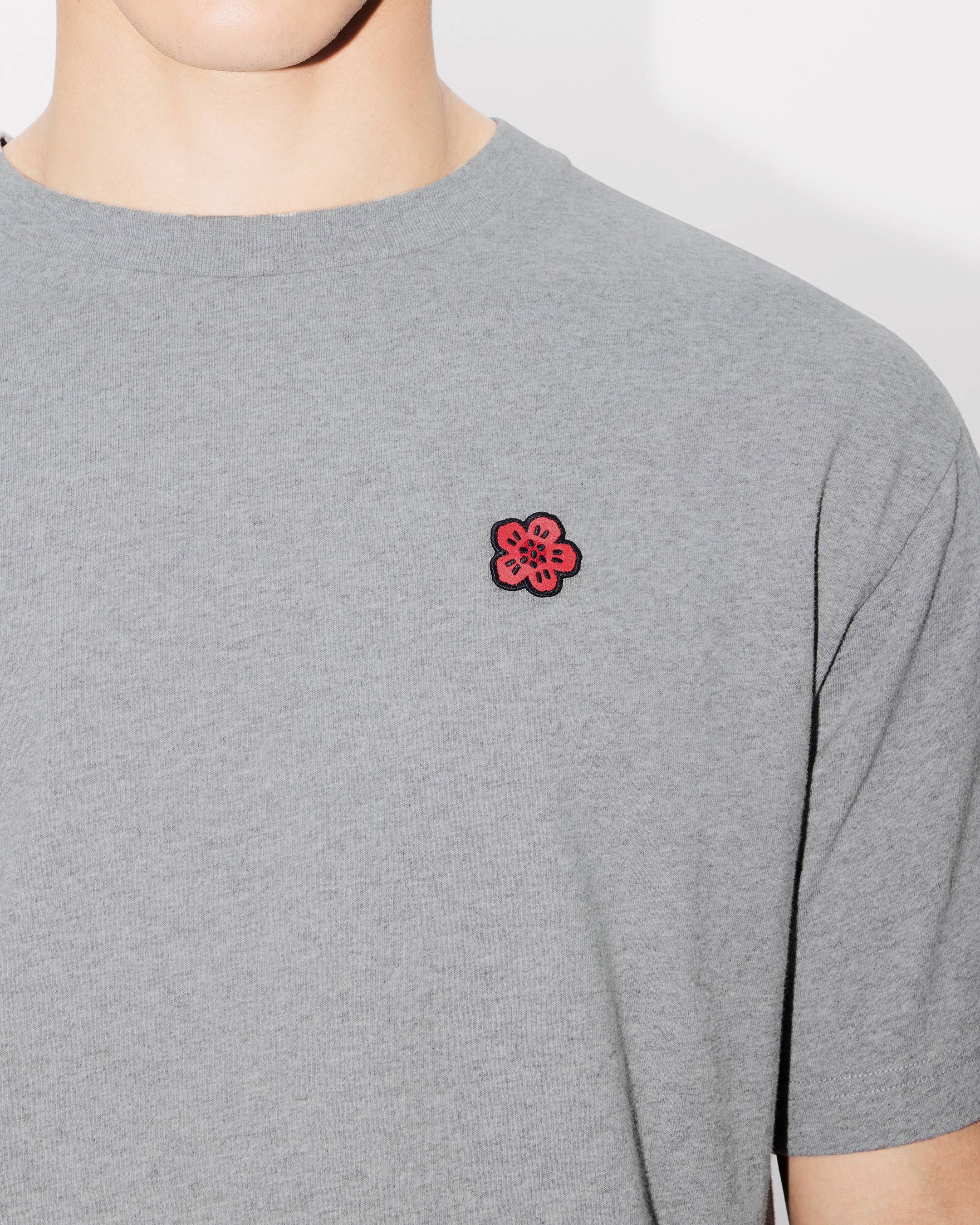 Tシャツ・カットソー KENZO FW25 T-SHIRT WITH LOGO PATCH (FE65TS4744SG 99J) Boke Flower' embroidered T-shirt in cotton | Men's | KENZO