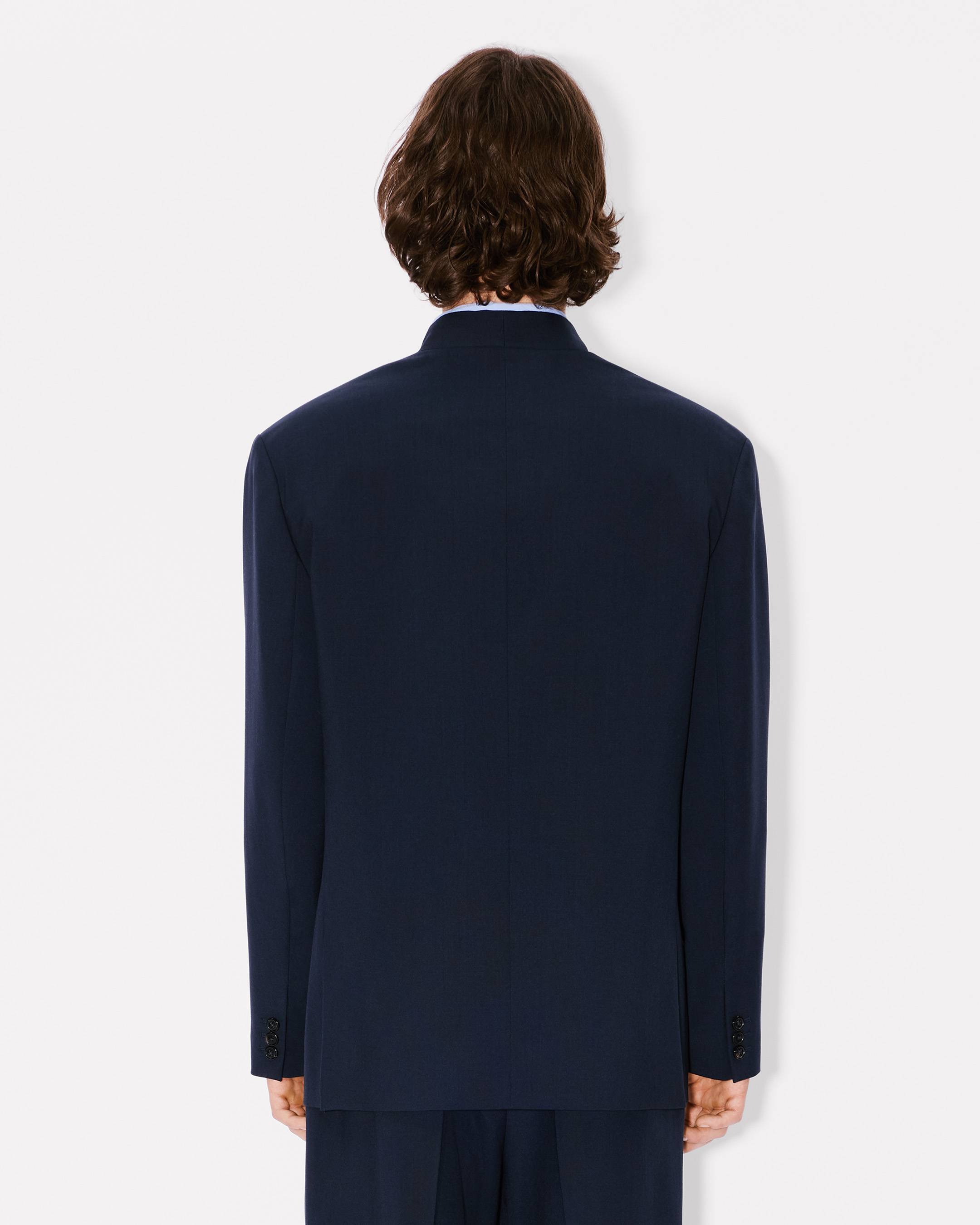Tailored kimono jacket in virgin wool