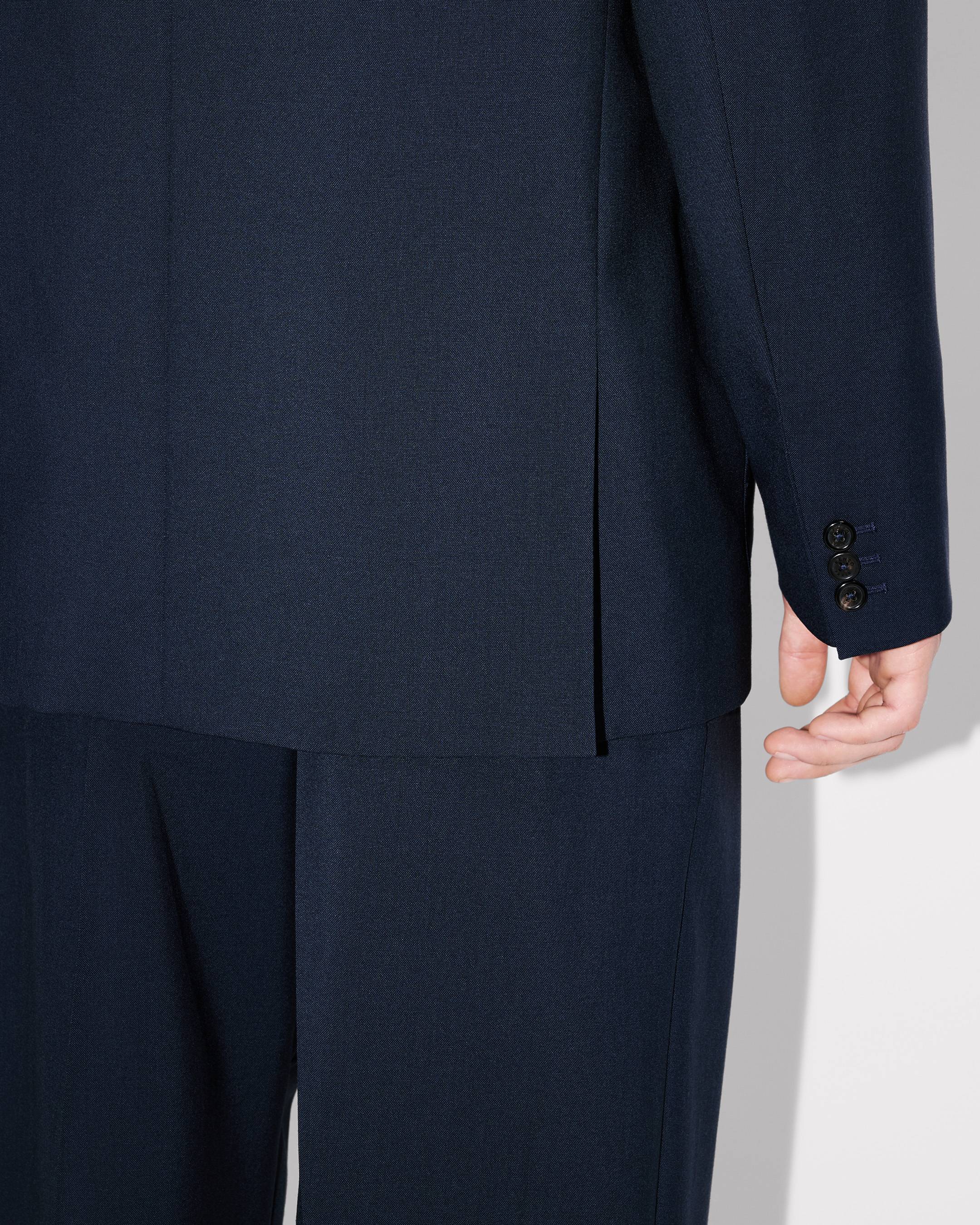 Tailored kimono jacket in virgin wool