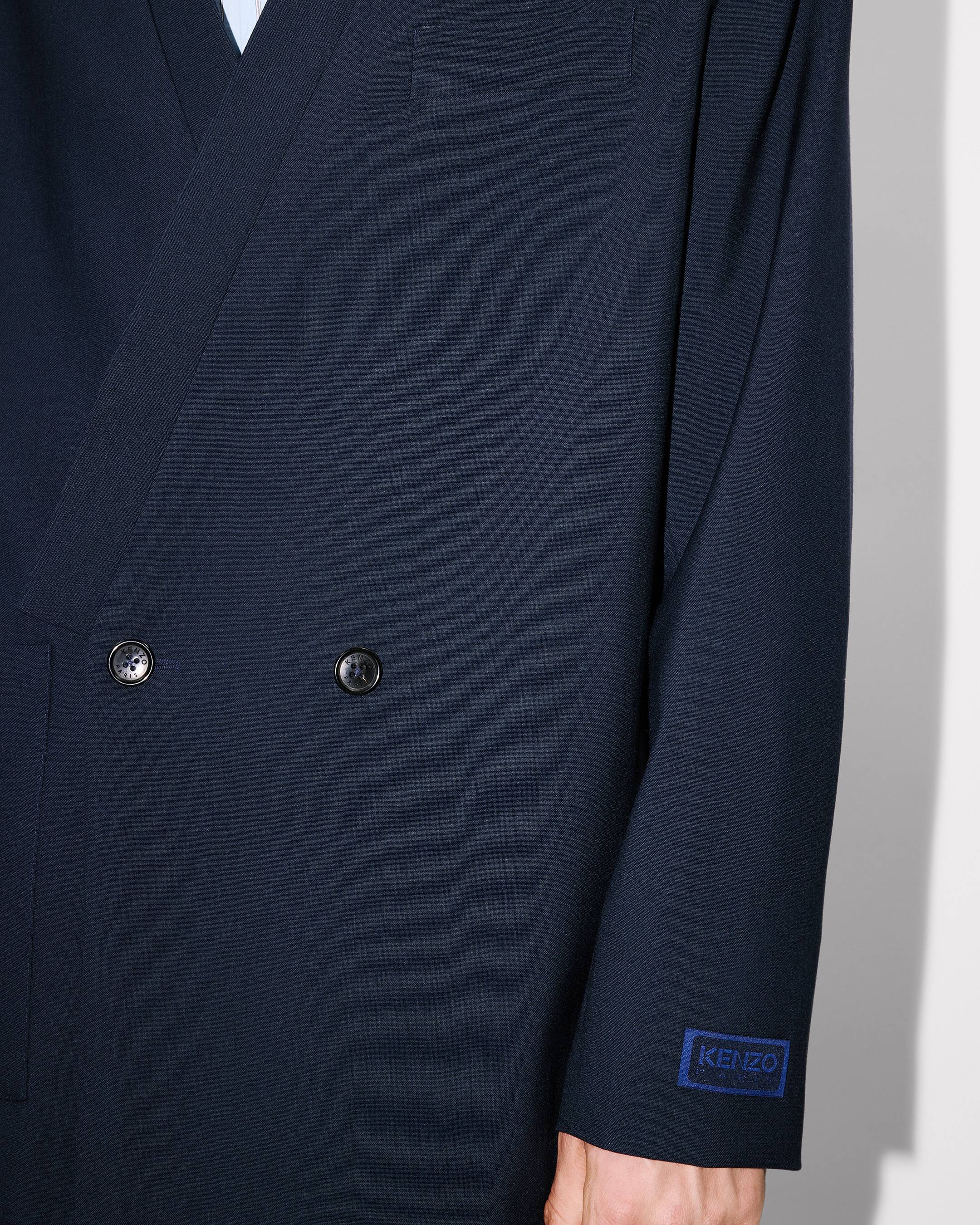Tailored kimono jacket in virgin wool